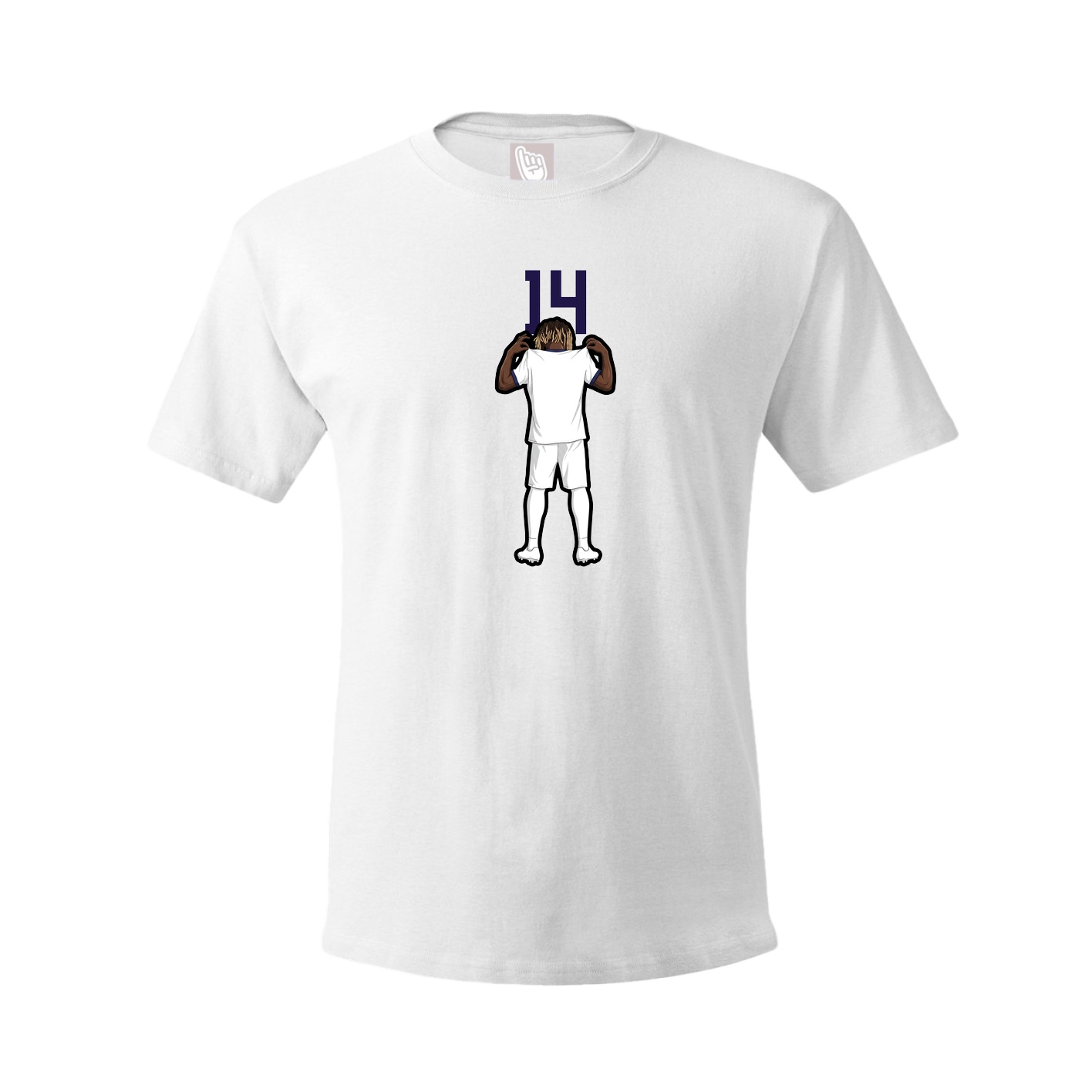 Tee — Number Top in White