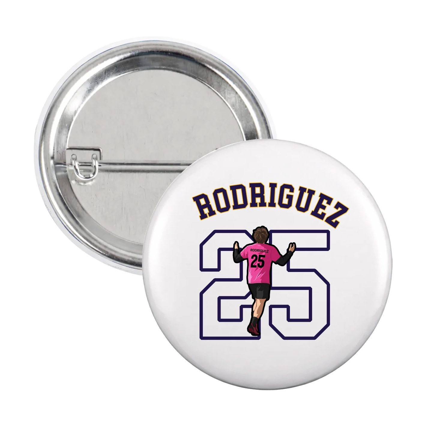 Game Day Button — Shirsey Arch in White
