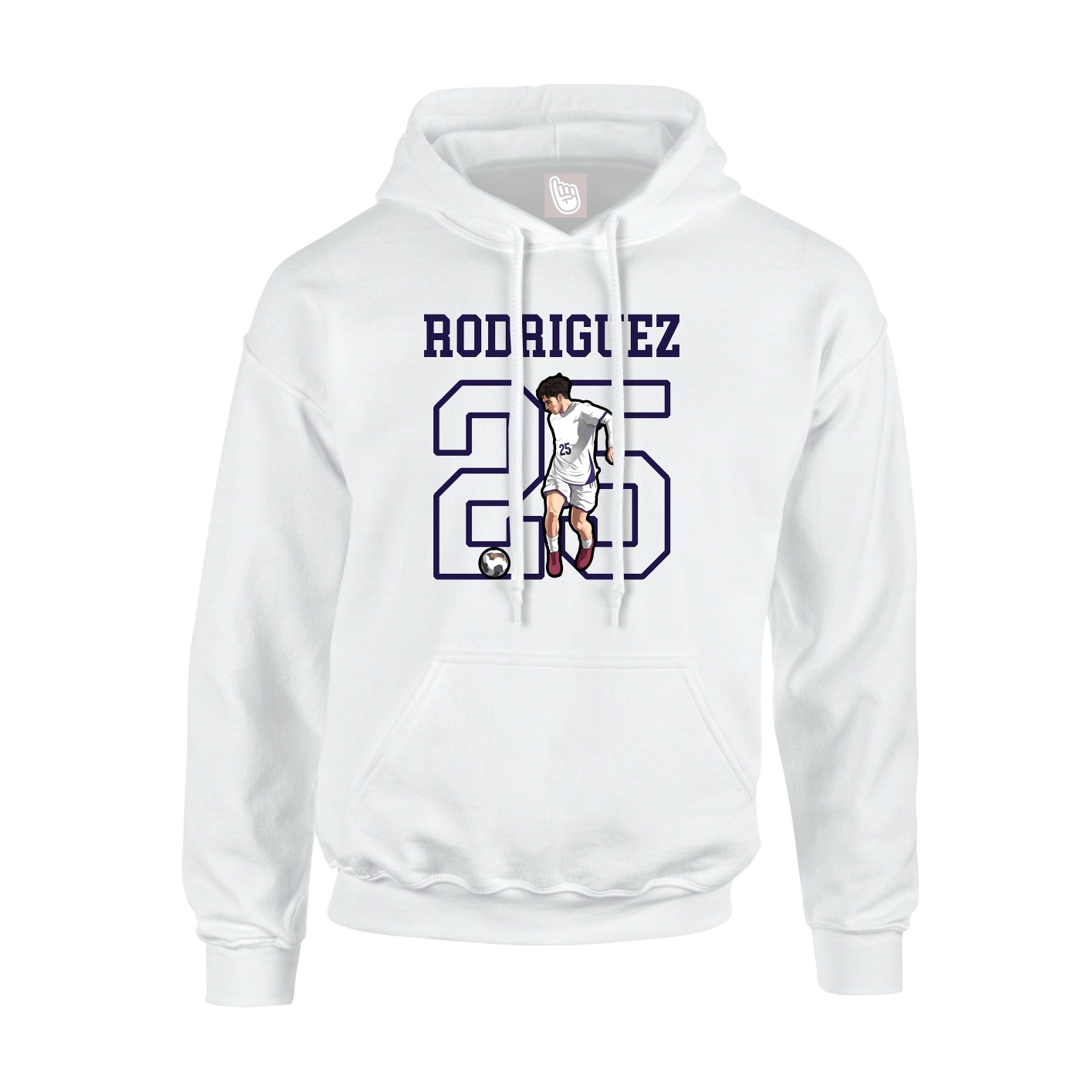 Hoodie — Shirsey in White