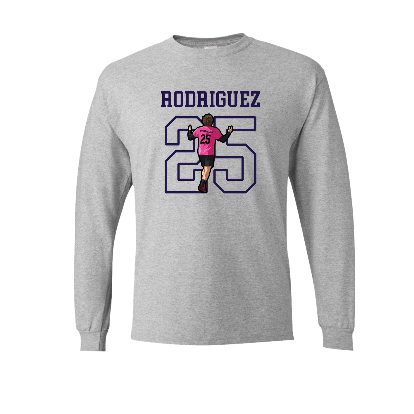 Long Sleeve Tee — Shirsey in Grey