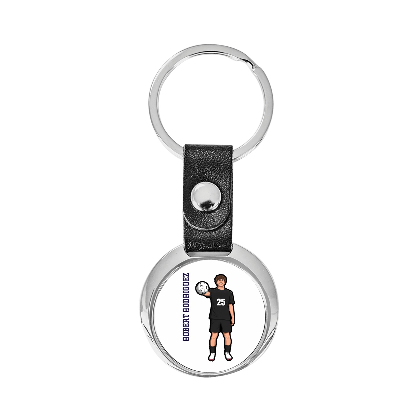 Key Chain — Name Vertical in Classic
