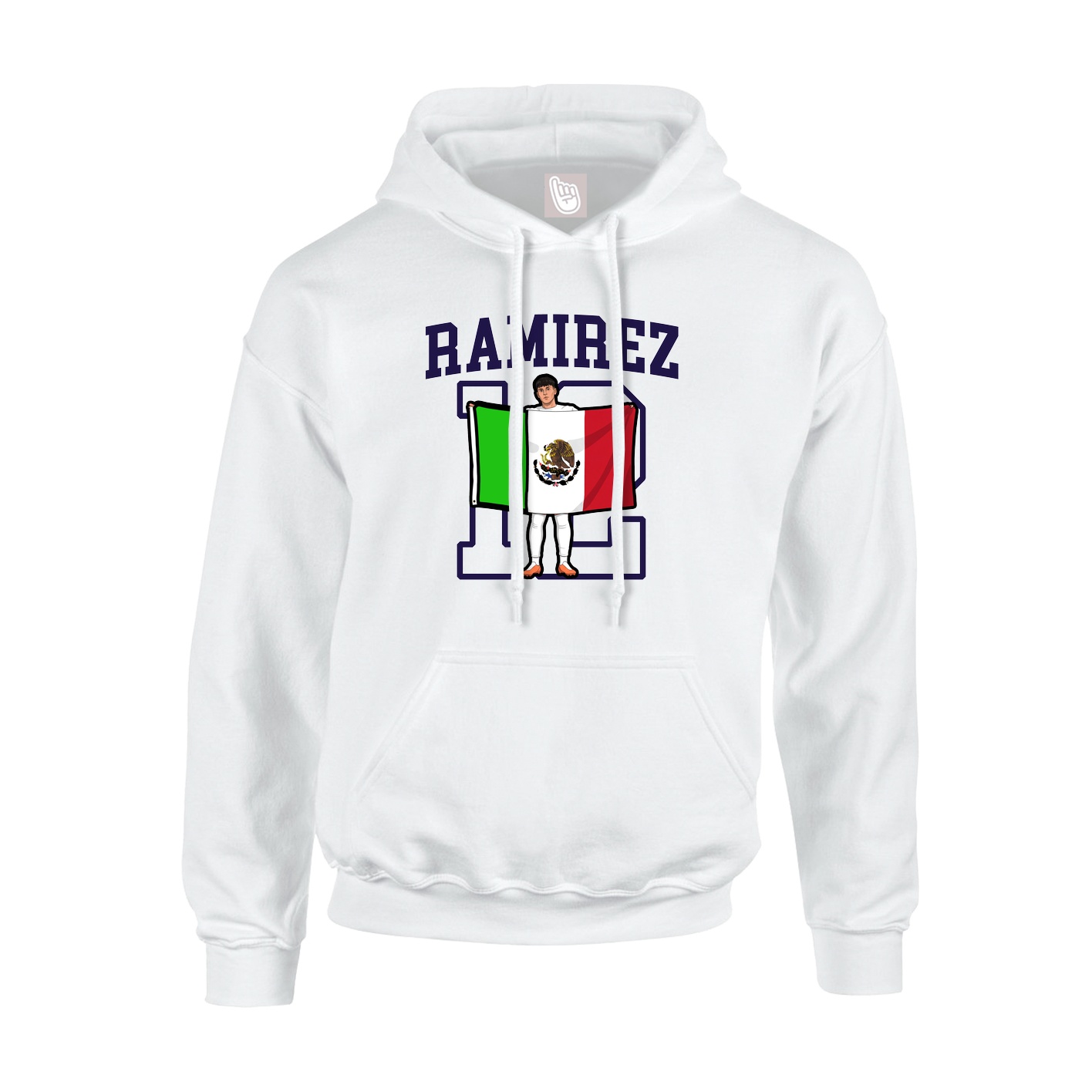 Hoodie — Shirsey in White