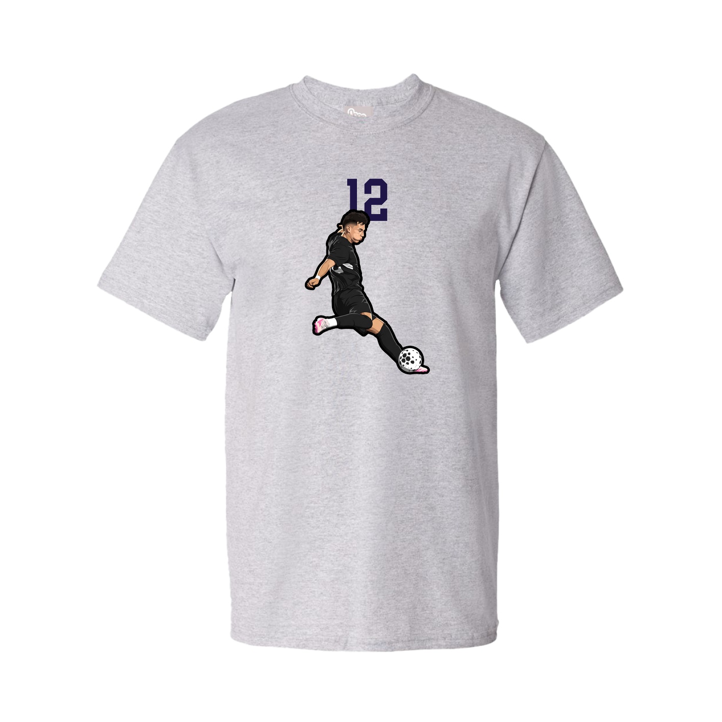 Tee — Number Top in Grey