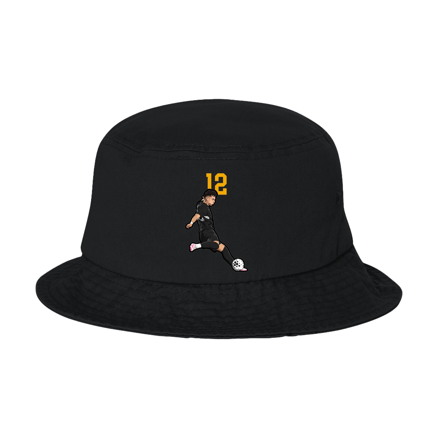 Bucket Cap — Number Top in Black