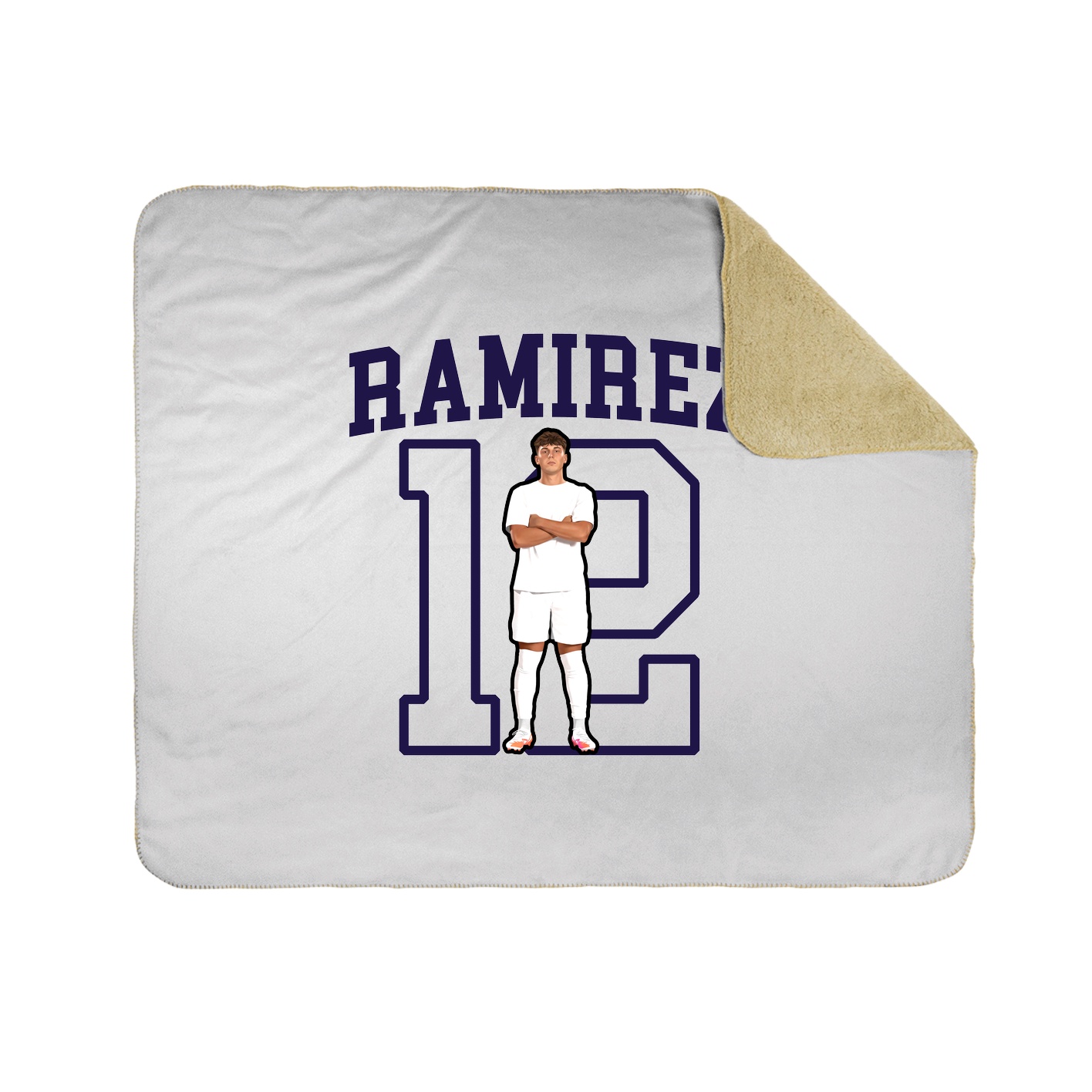 Throw Blanket — Shirsey in White