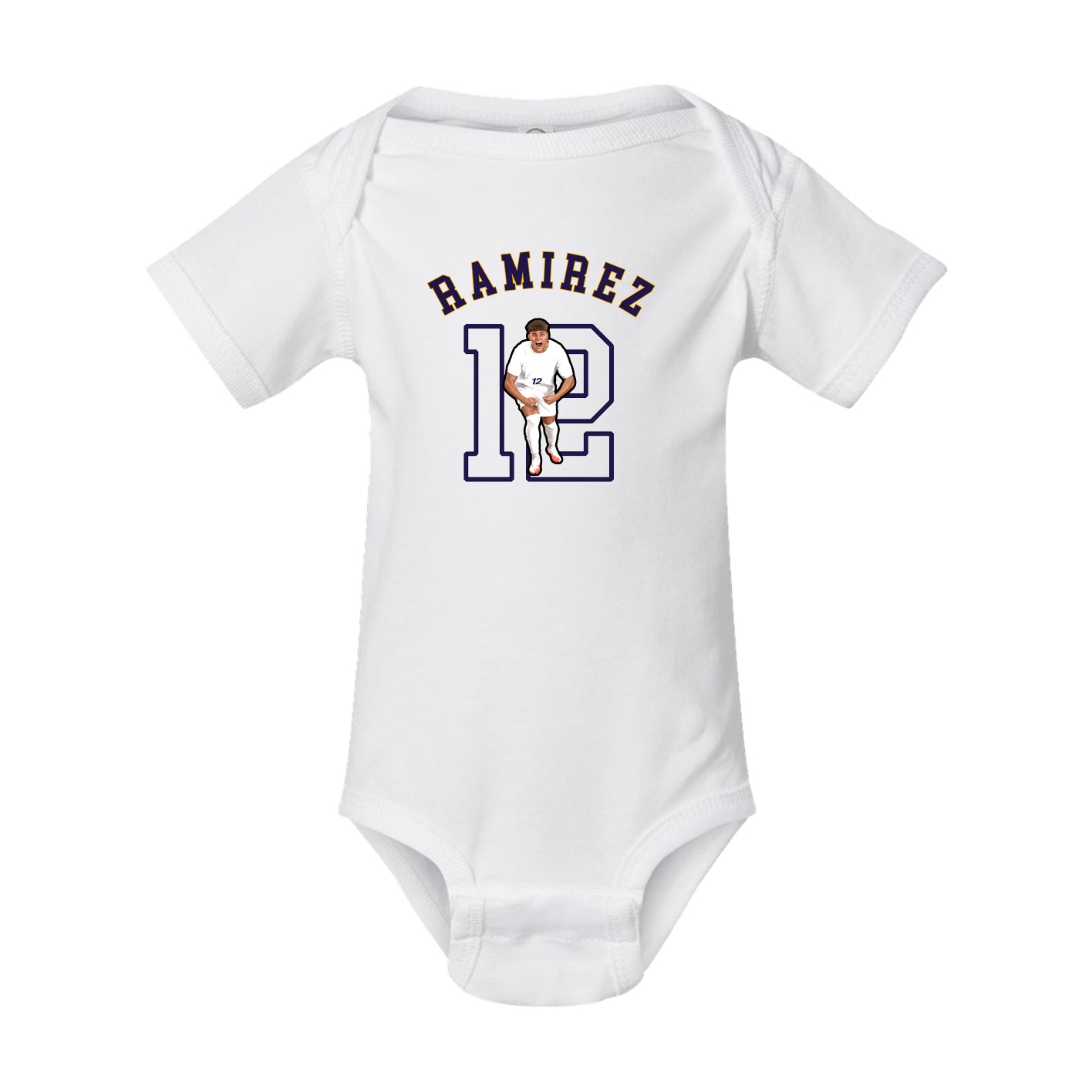 Baby Onesie — Shirsey Arch in White