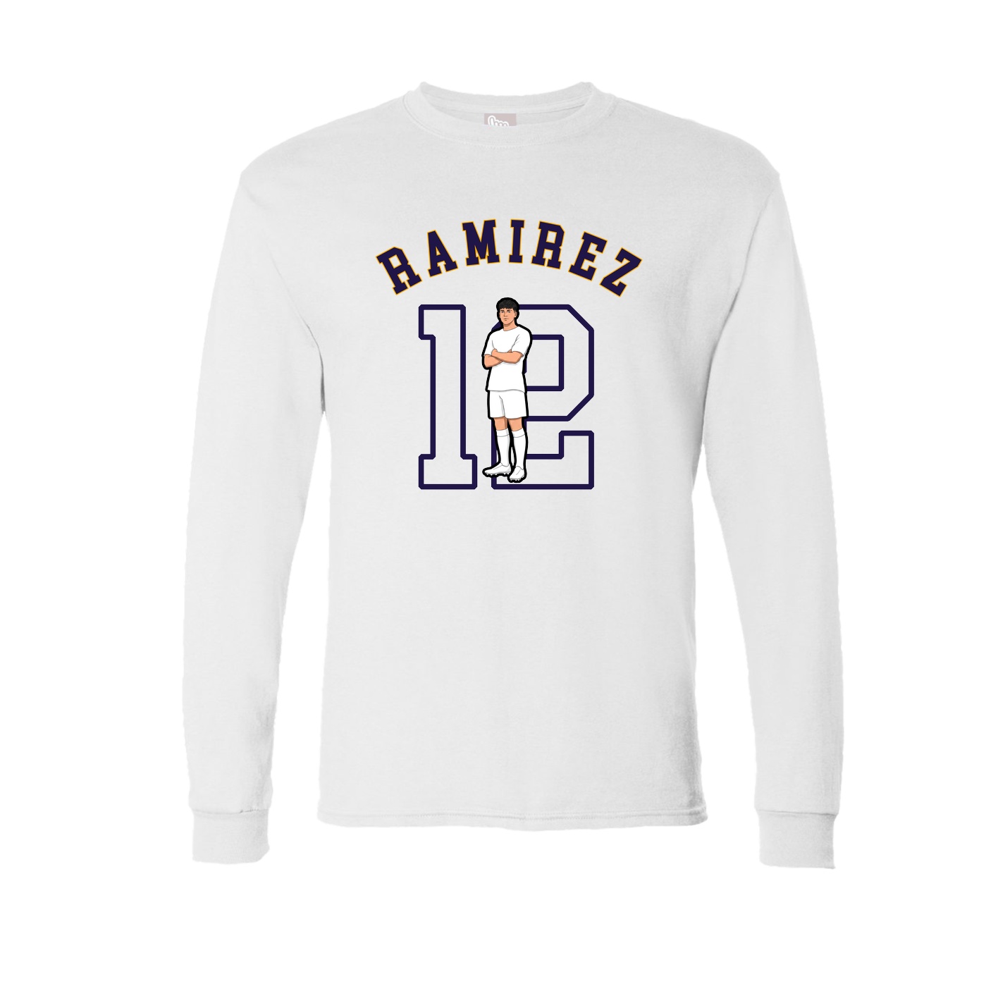 Long Sleeve Tee — Shirsey Arch in White