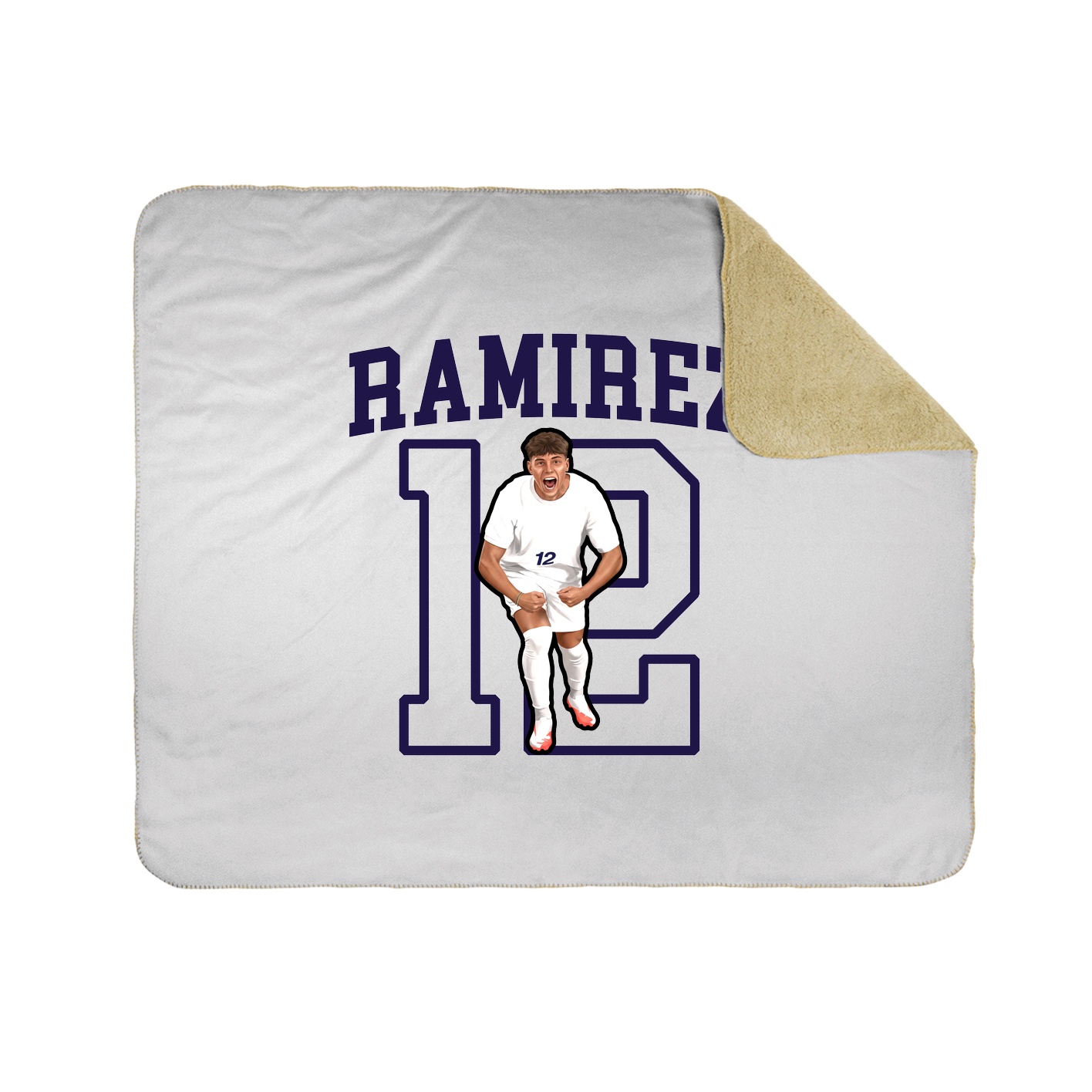 Throw Blanket — Shirsey in White
