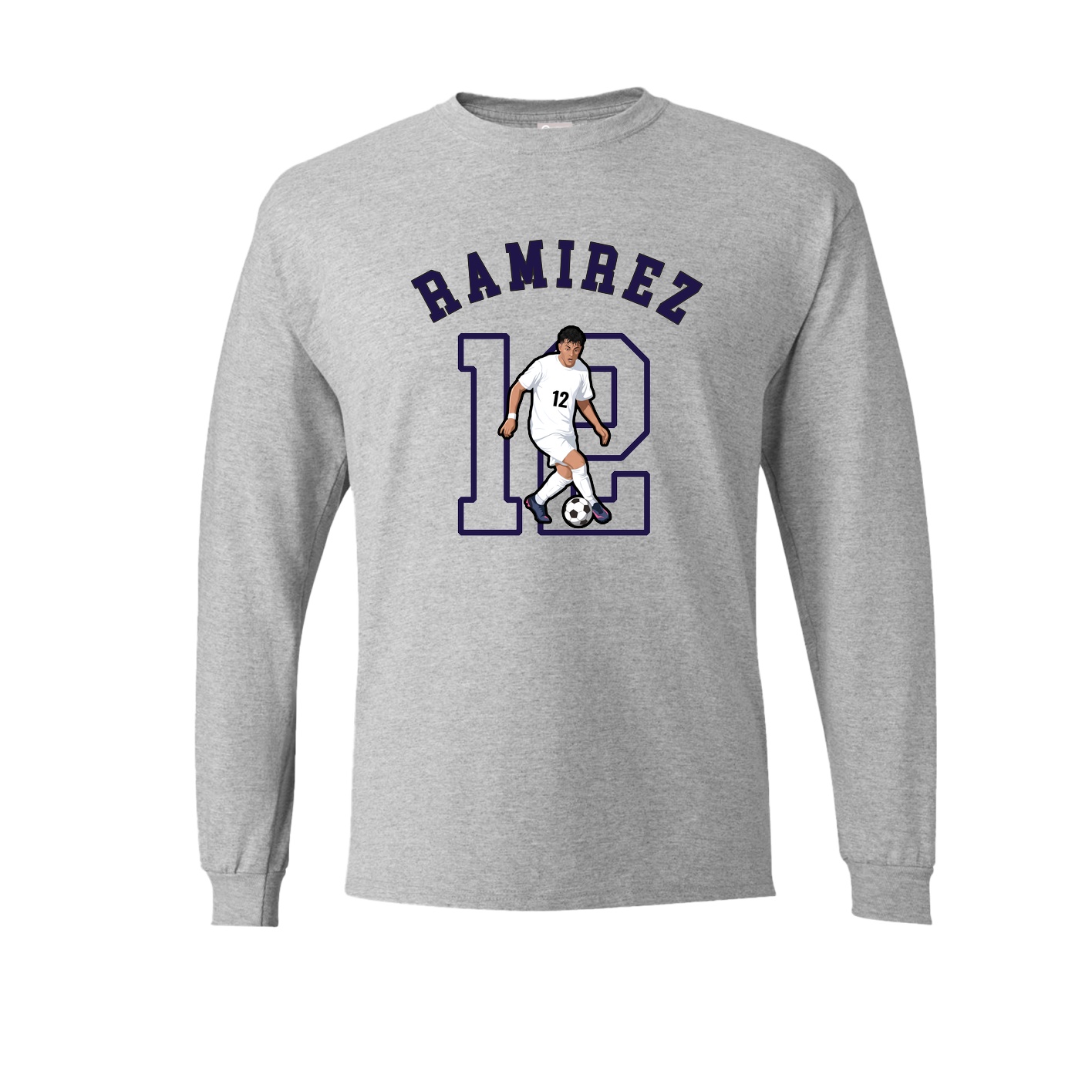 Long Sleeve Tee — Shirsey Arch in Grey