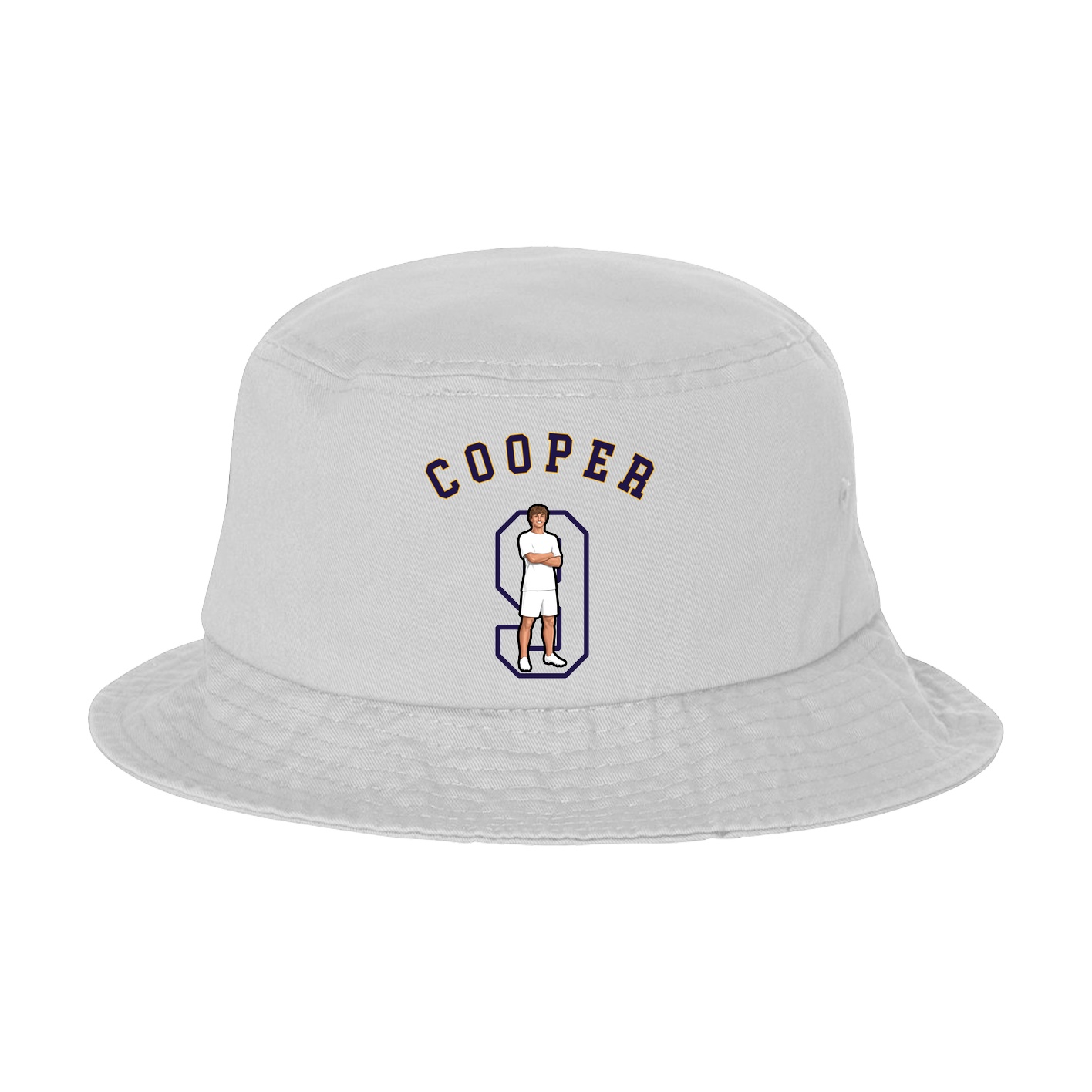 Bucket Cap — Shirsey Arch in White
