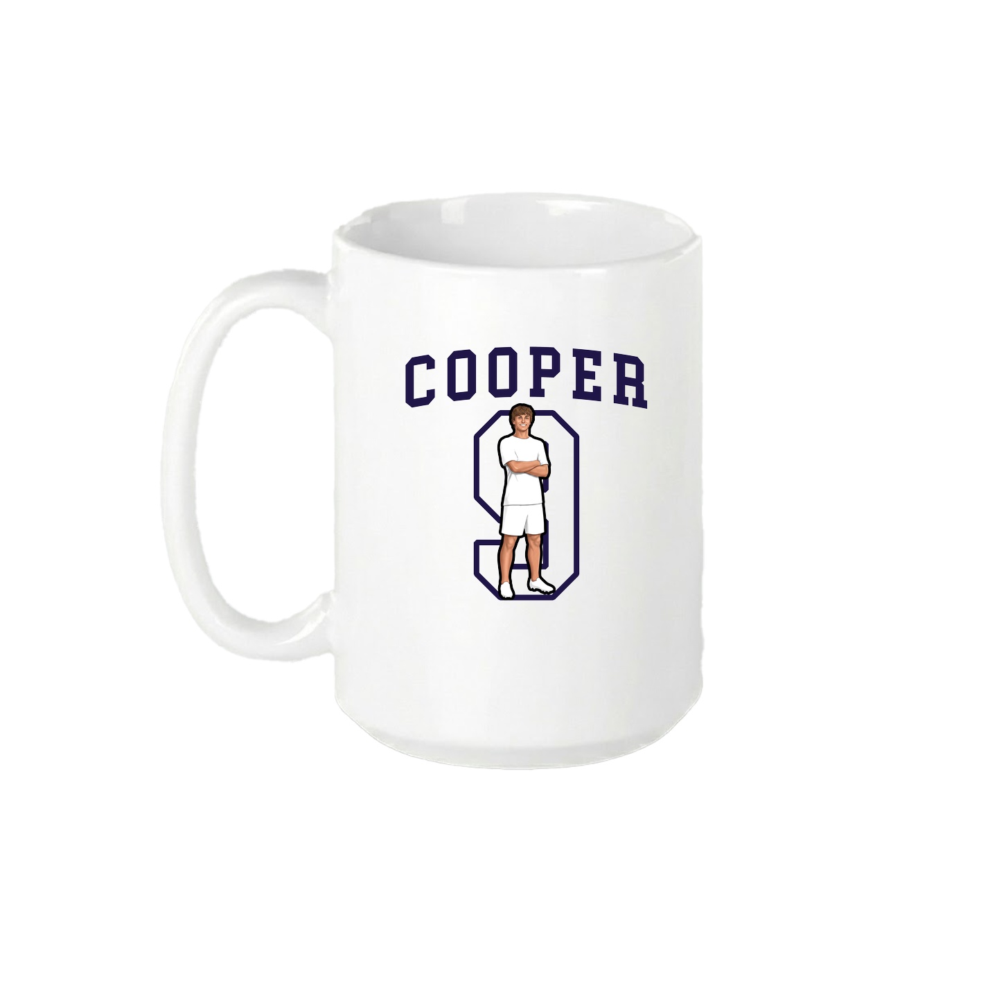 15oz Coffee Mug — Shirsey in White