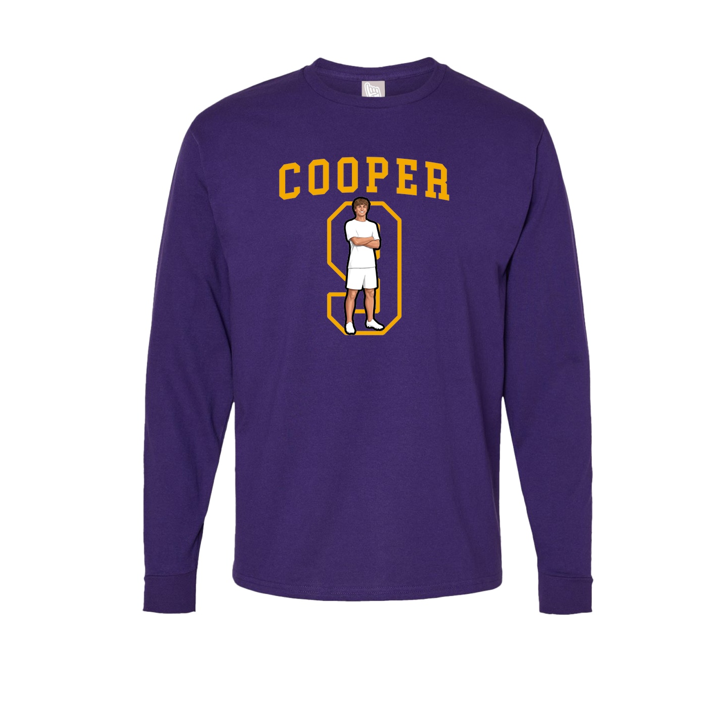 Long Sleeve Tee — Shirsey in Purple
