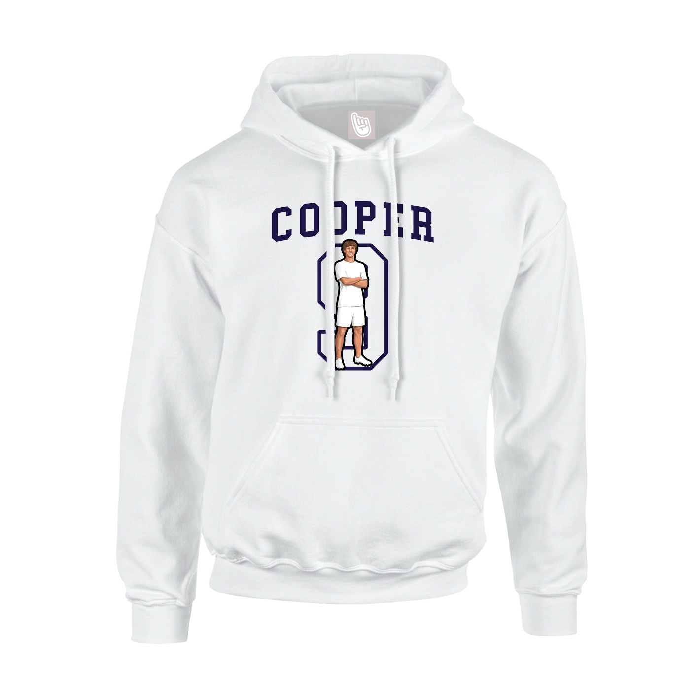 Hoodie — Shirsey in White