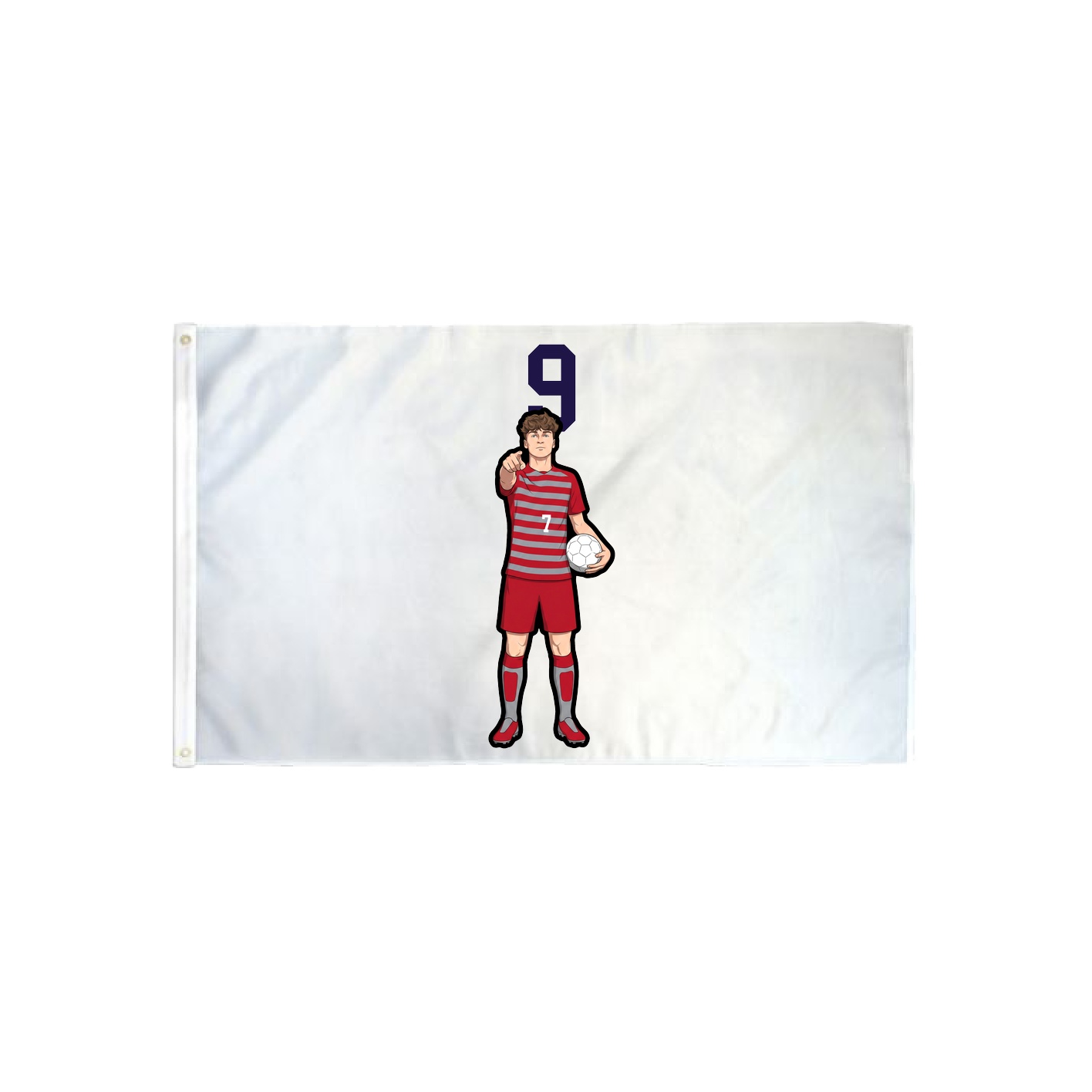 3x5 Flag — Number Top in Classic