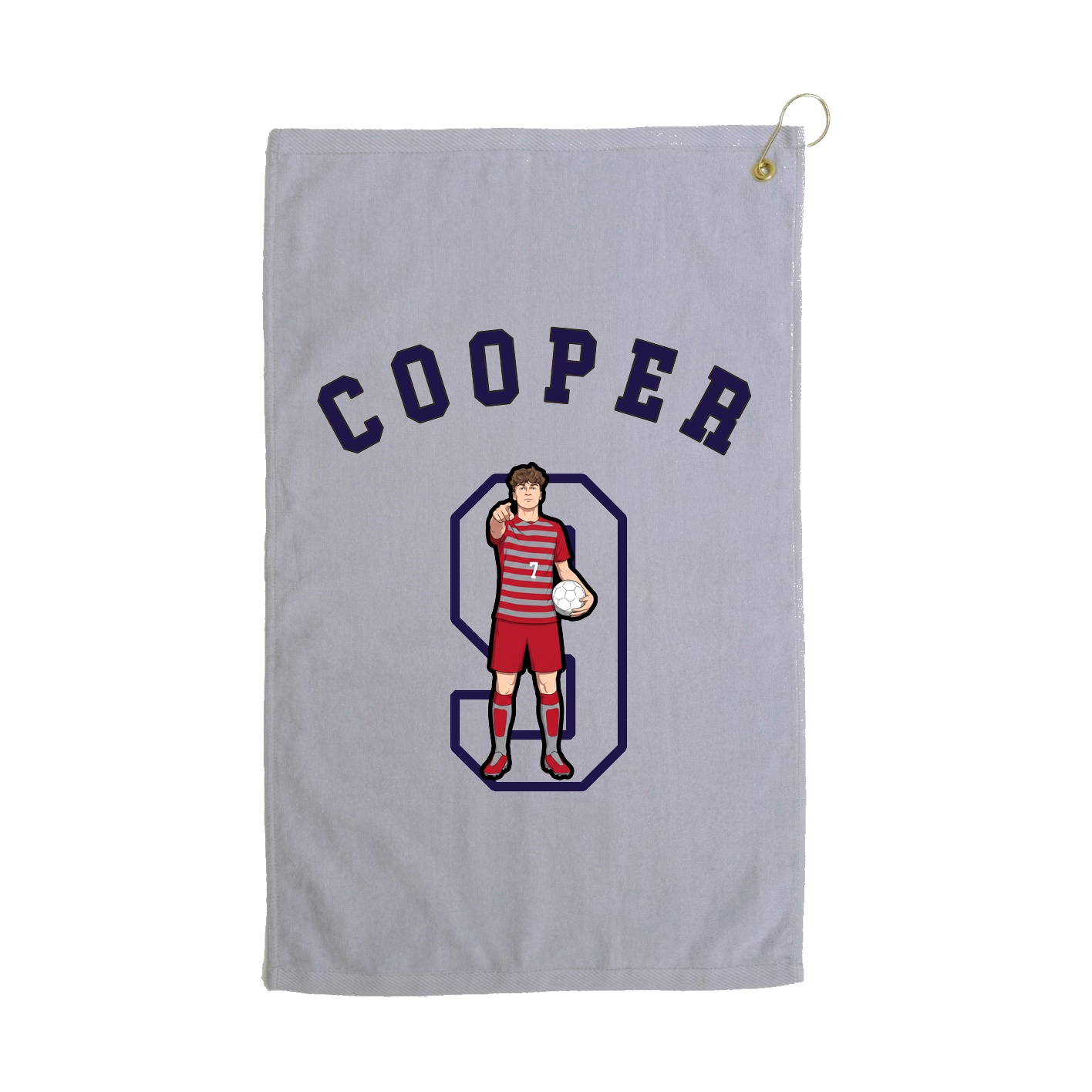 Golf Towel — Shirsey Arch in Grey