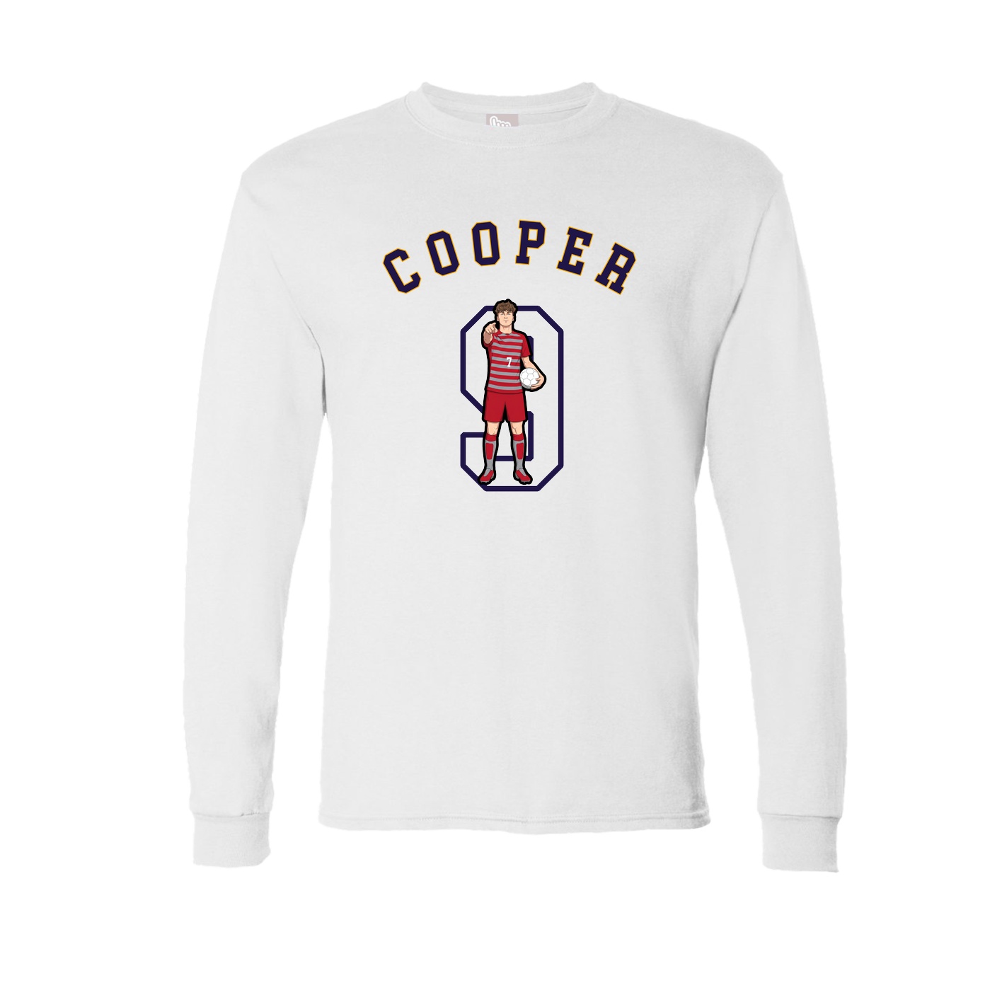 Long Sleeve Tee — Shirsey Arch in White