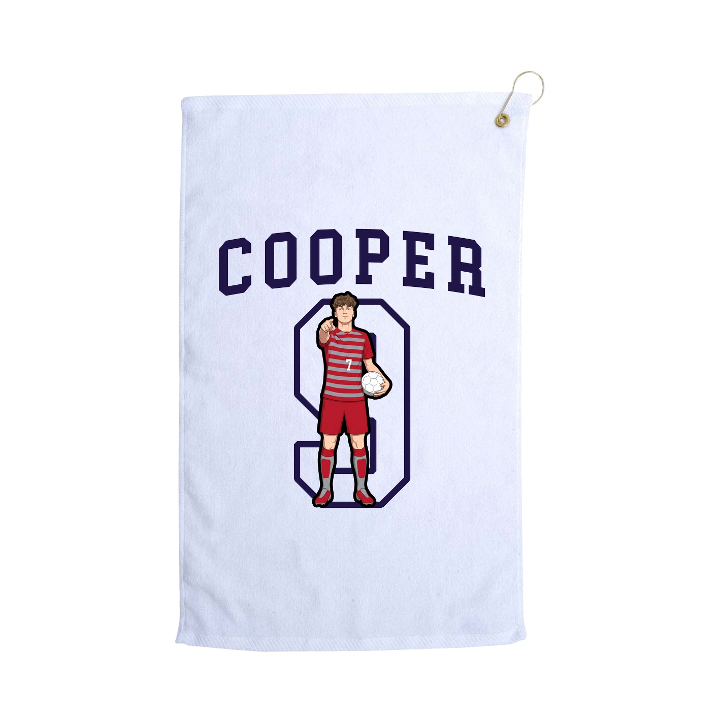 Golf Towel — Shirsey in White