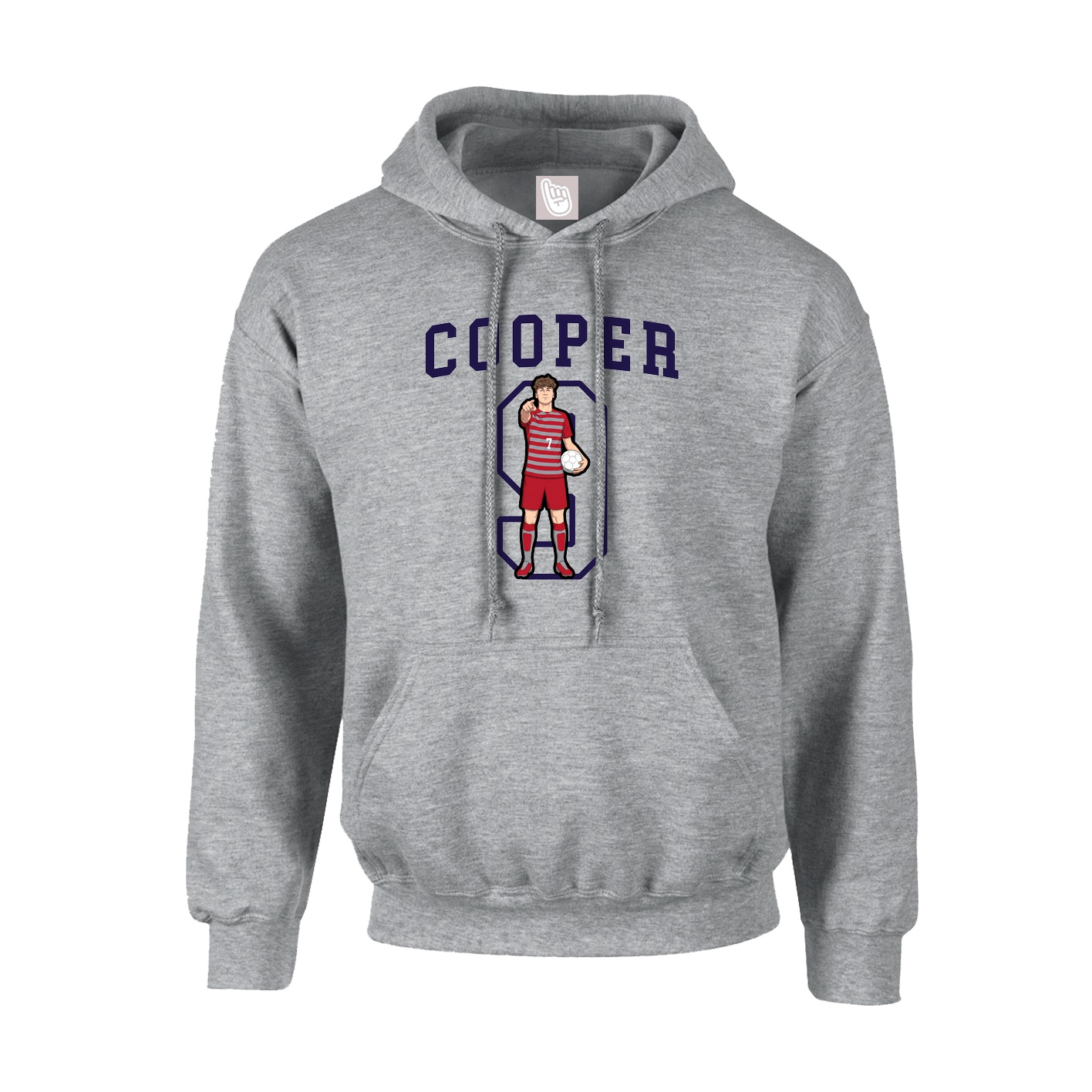 Hoodie — Shirsey in Grey