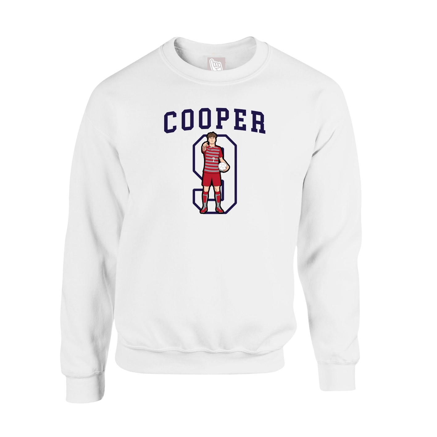Fleece Crew — Shirsey in White