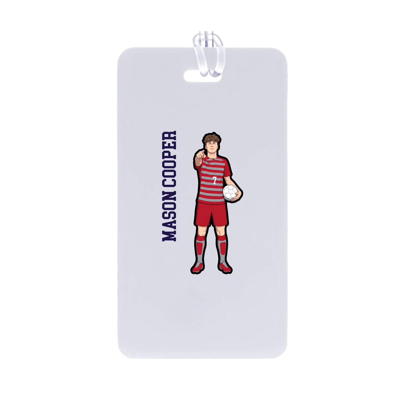 Bag Tag — Name Vertical in Classic