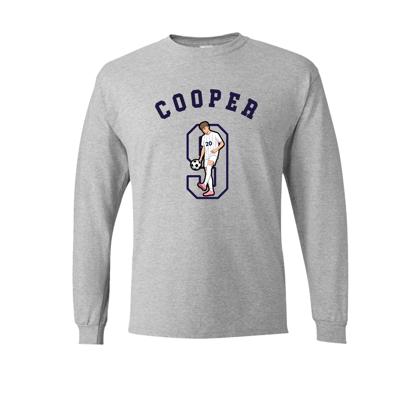 Long Sleeve Tee — Shirsey Arch in Grey