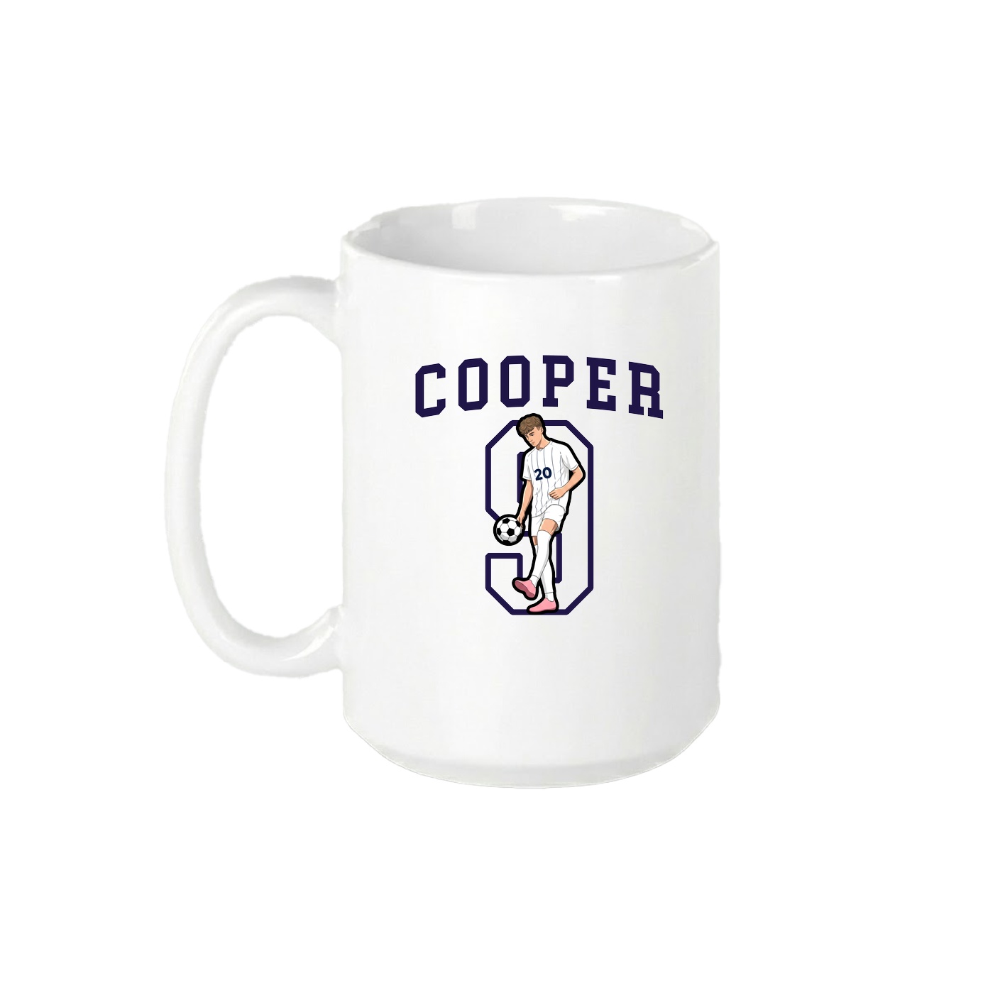 15oz Coffee Mug — Shirsey in White