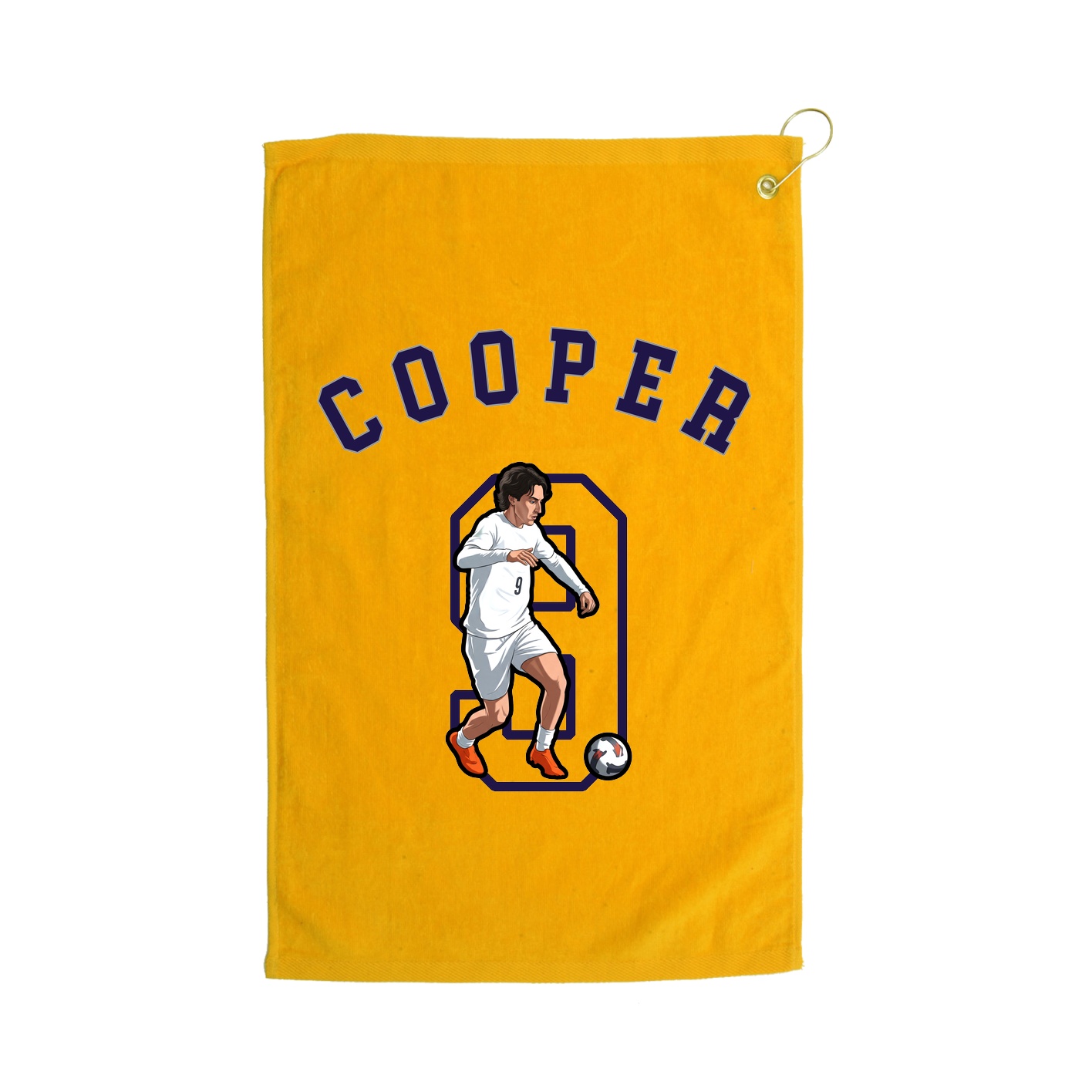 Golf Towel — Shirsey Arch in Gold