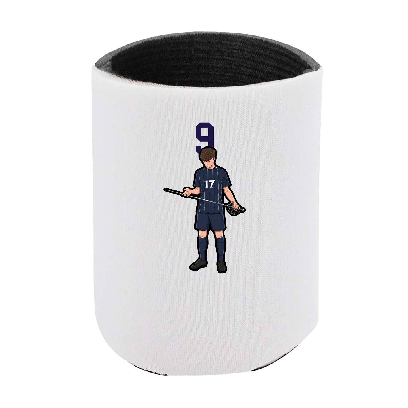 Can Holder — Number Top in White
