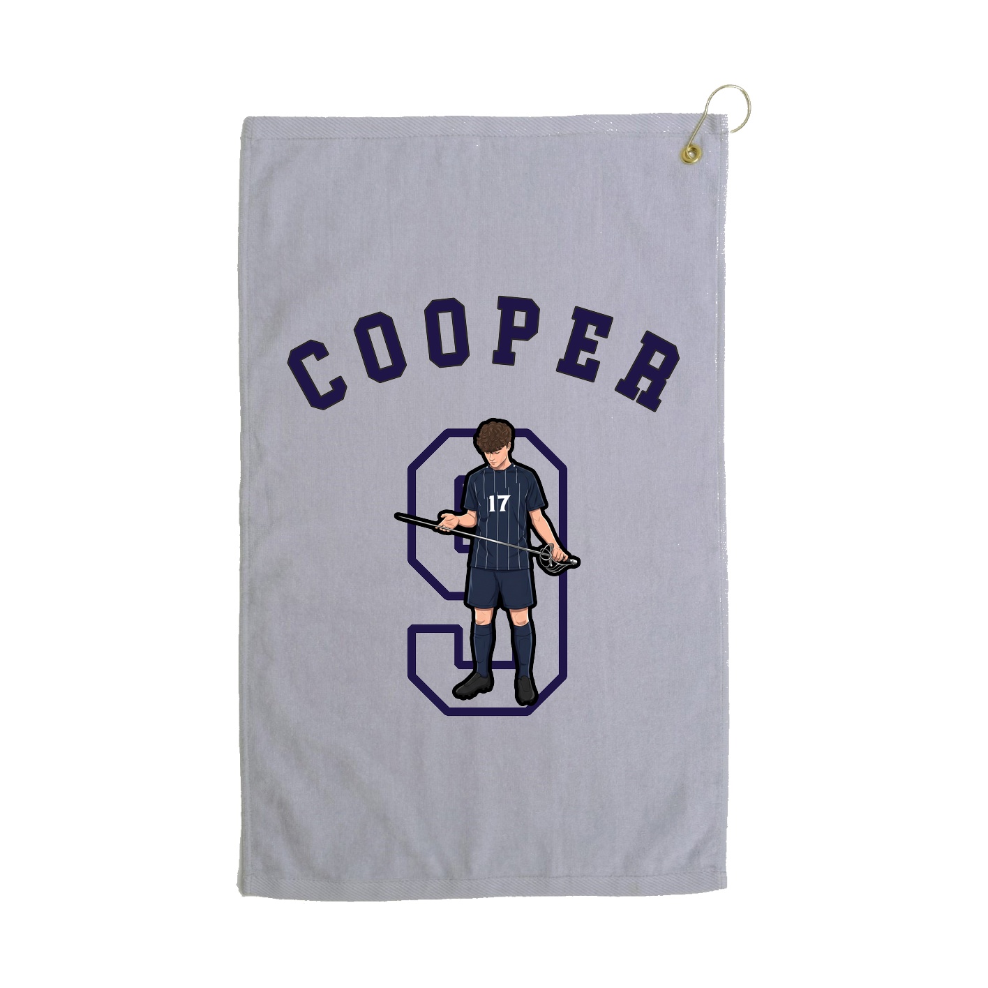 Golf Towel — Shirsey Arch in Grey