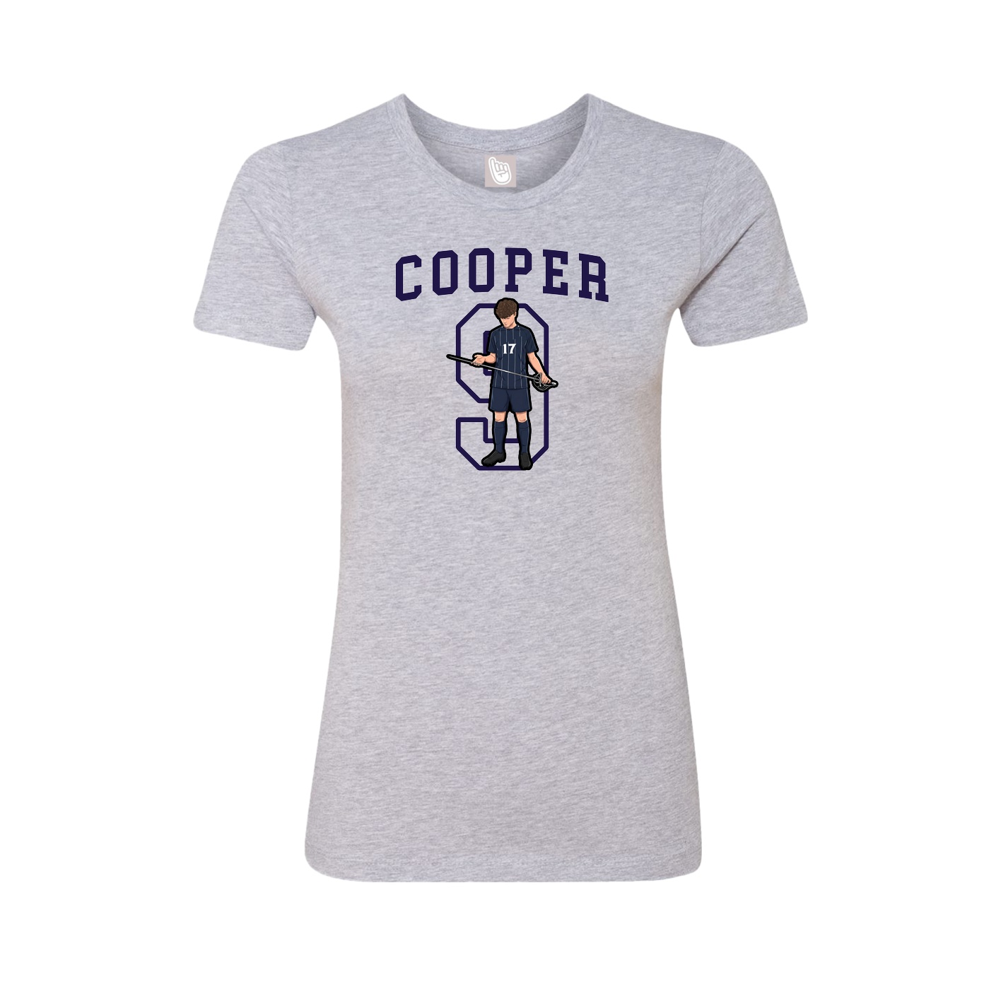 Fitted Women's Tee — Shirsey in Grey