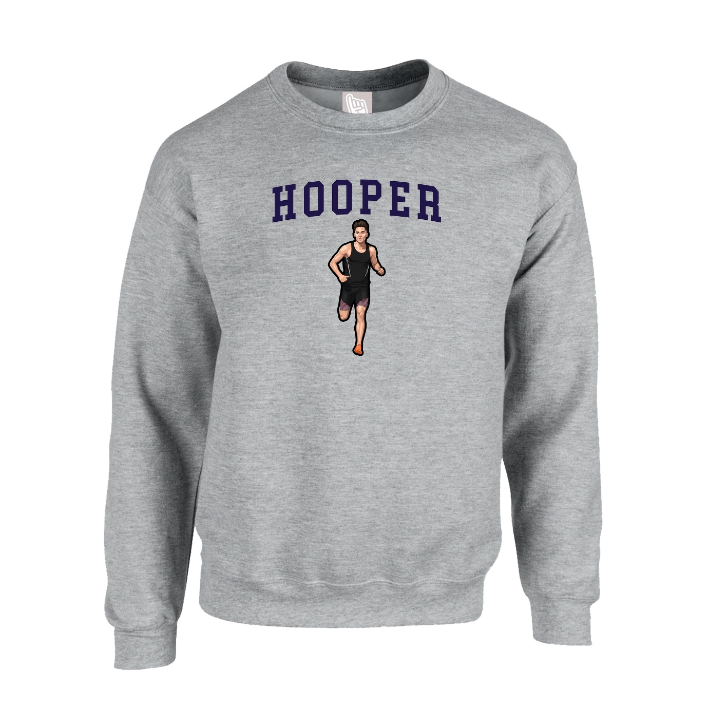 Fleece Crew — Shirsey in Grey