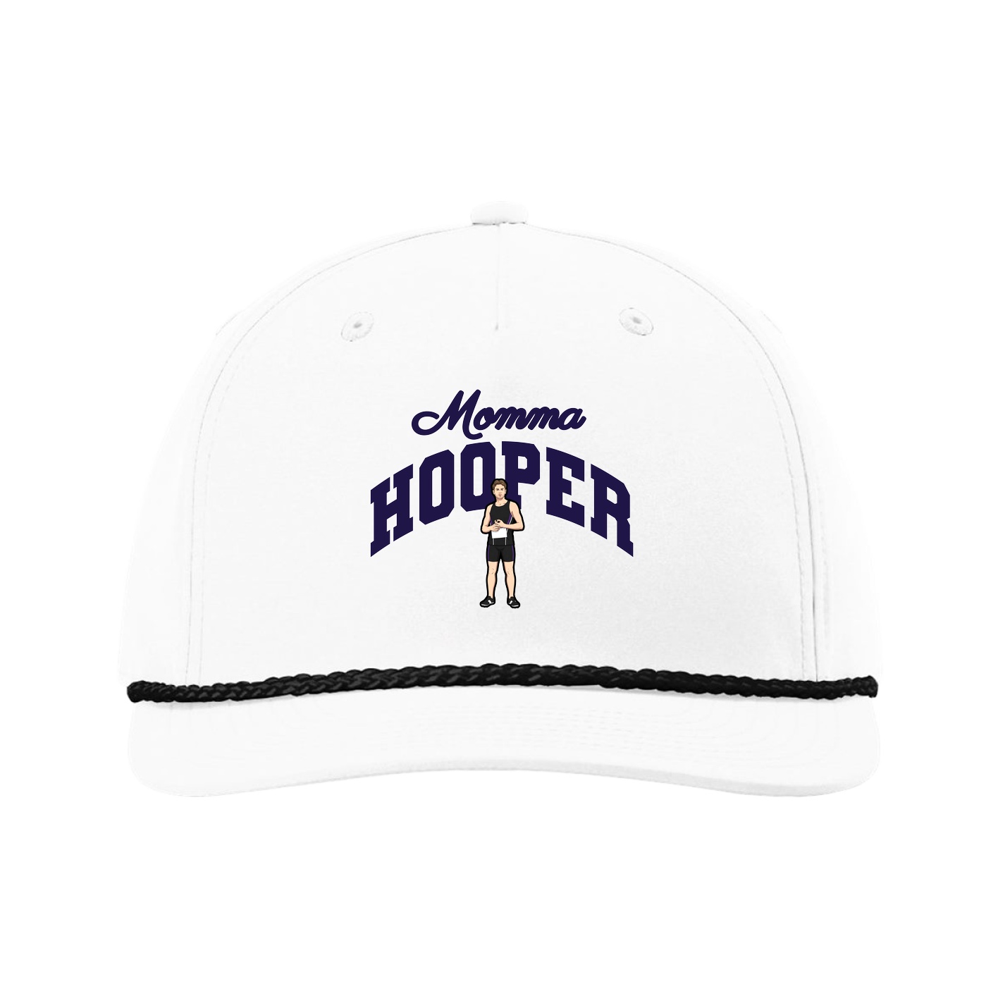 Five-Panel Classic Rope Cap — Mothers Day Arch in White
