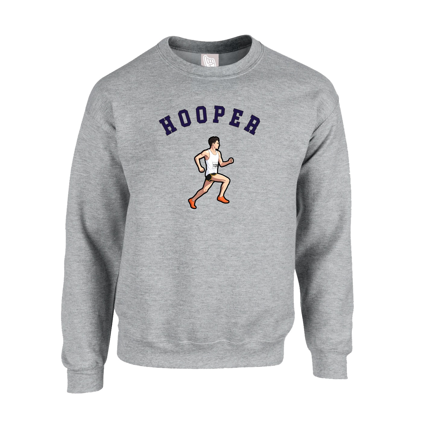 Fleece Crew — Shirsey Arch in Grey