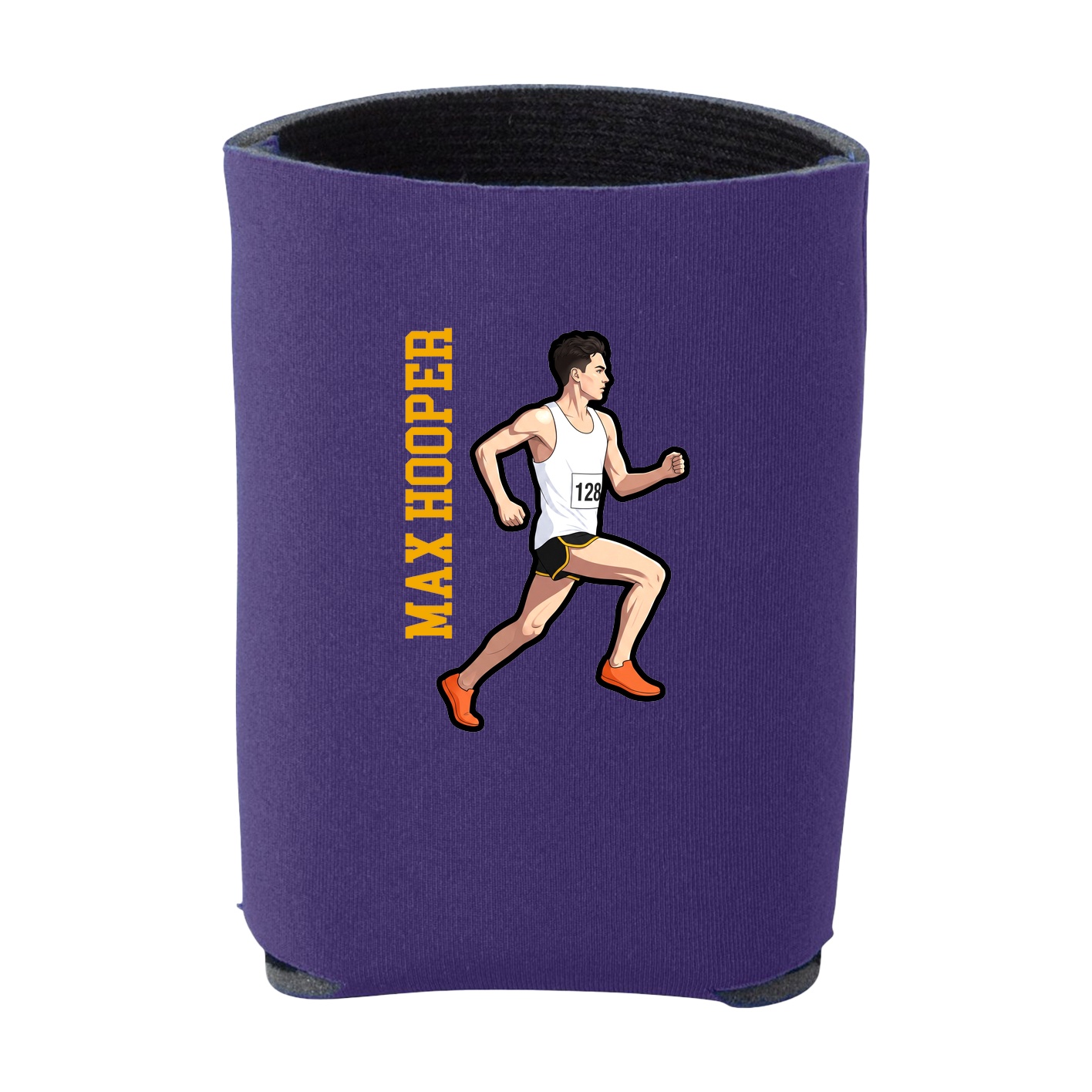 Can Holder — Name Vertical in Purple
