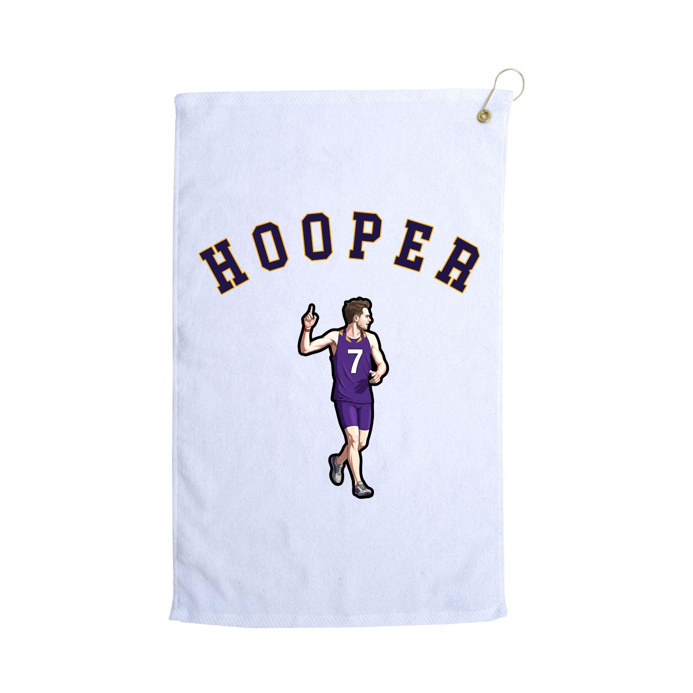 Golf Towel — Shirsey Arch in White