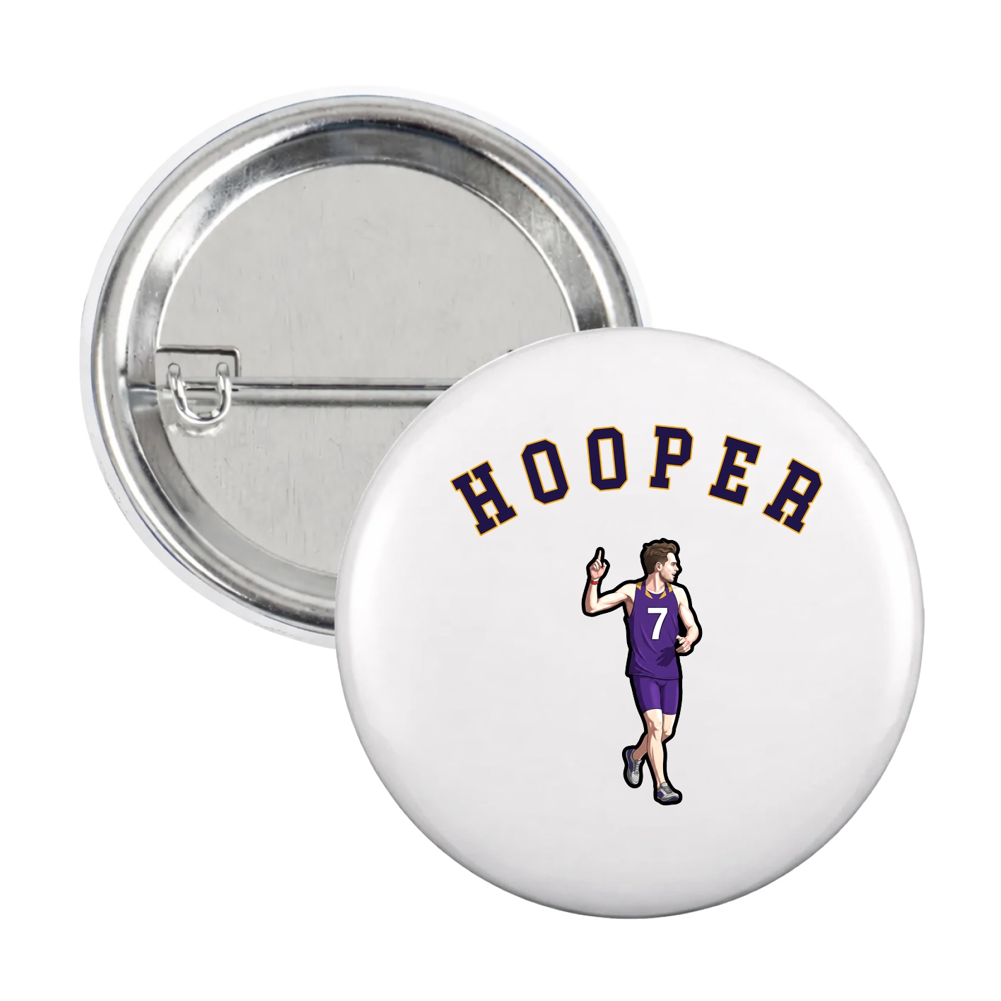 Game Day Button — Shirsey Arch in White