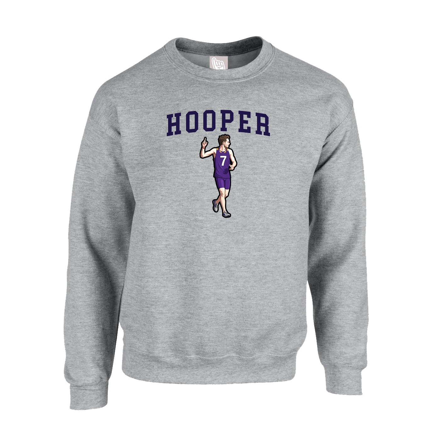 Fleece Crew — Shirsey in Grey