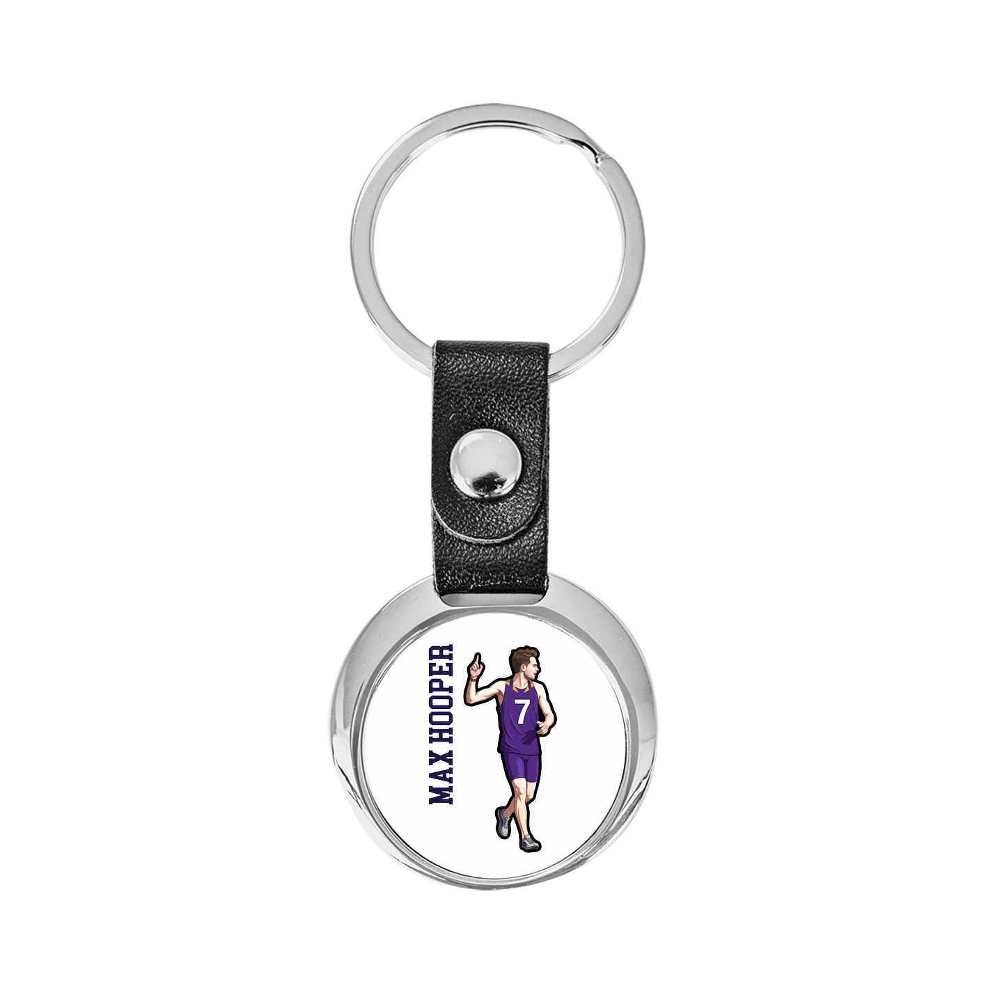 Key Chain — Name Vertical in Classic