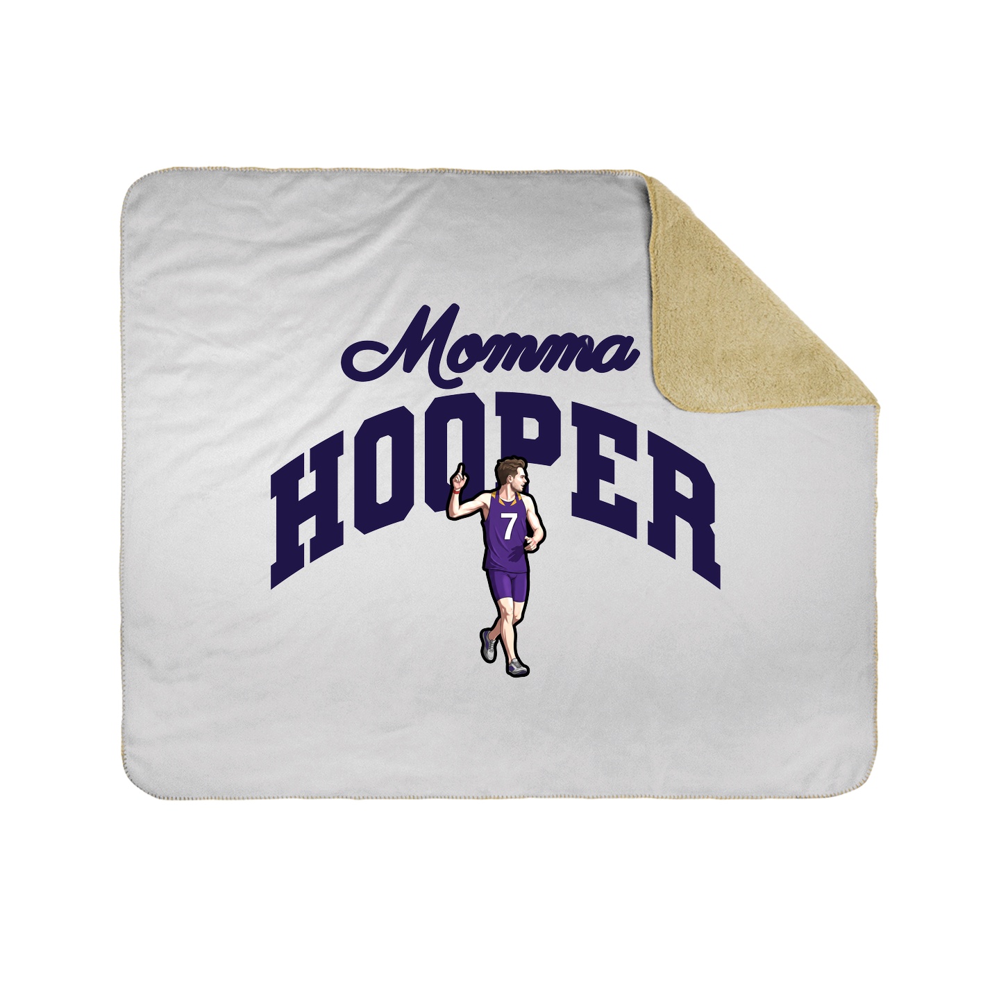 Throw Blanket — Mothers Day Arch in White