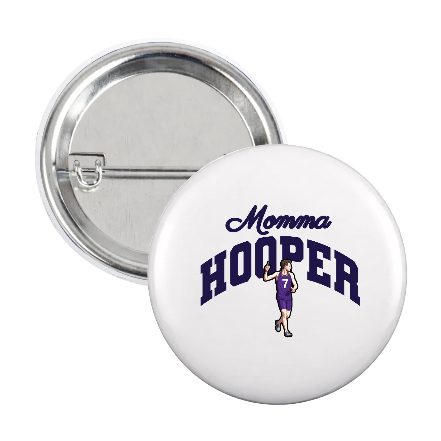 Game Day Button — Mothers Day Arch in White
