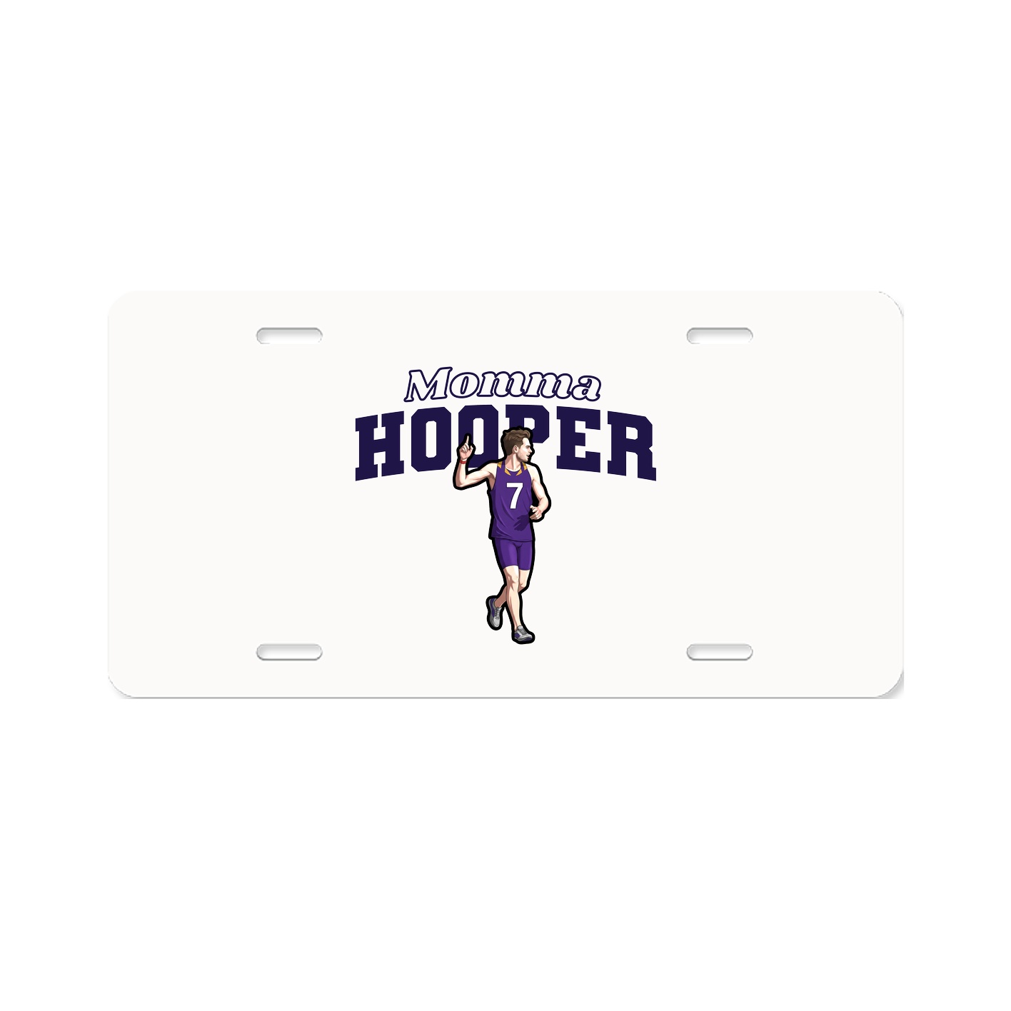 License Plate — Mothers Day Block in Classic