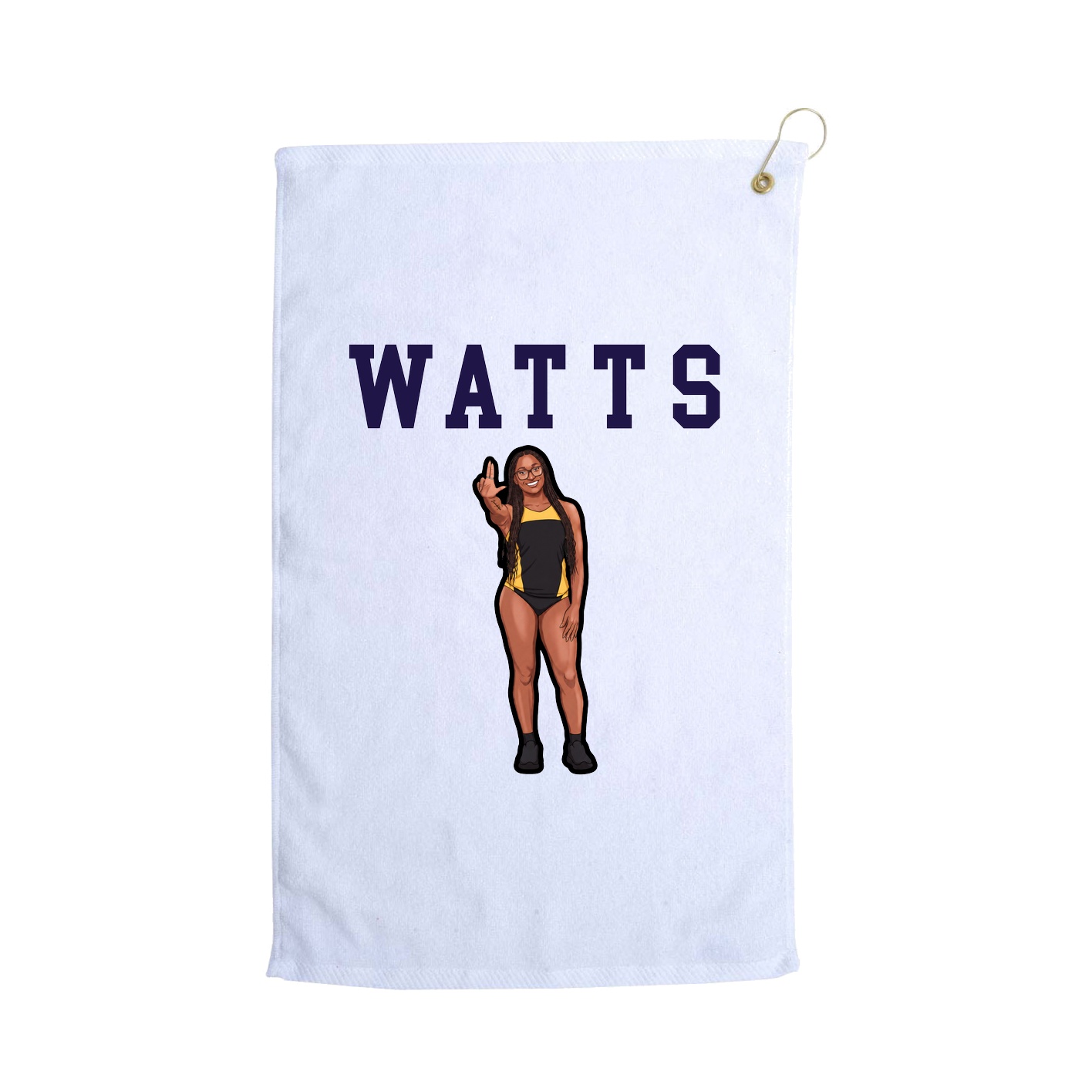 Golf Towel — Shirsey in White