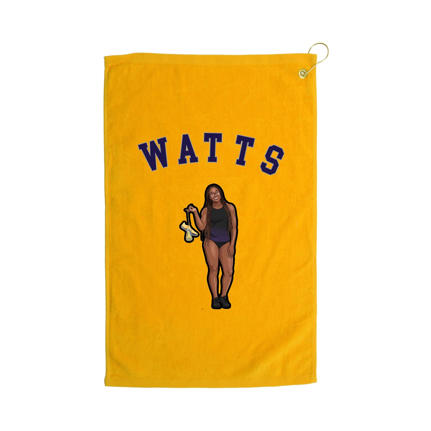 Golf Towel — Shirsey Arch in Gold