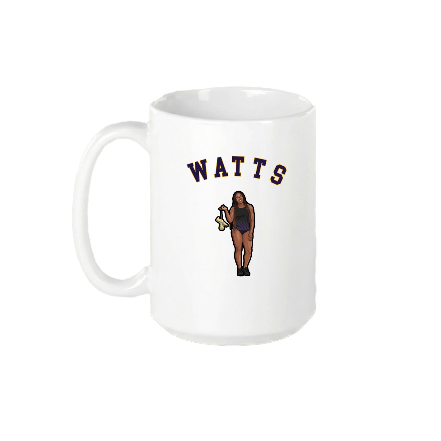 15oz Coffee Mug — Shirsey Arch in White