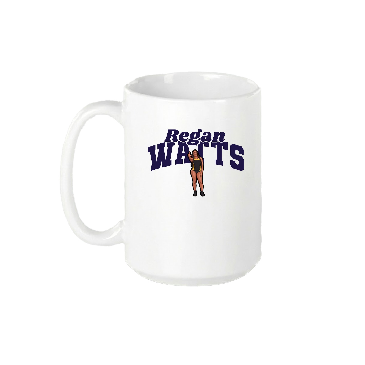 15oz Coffee Mug — Signature Arch in White