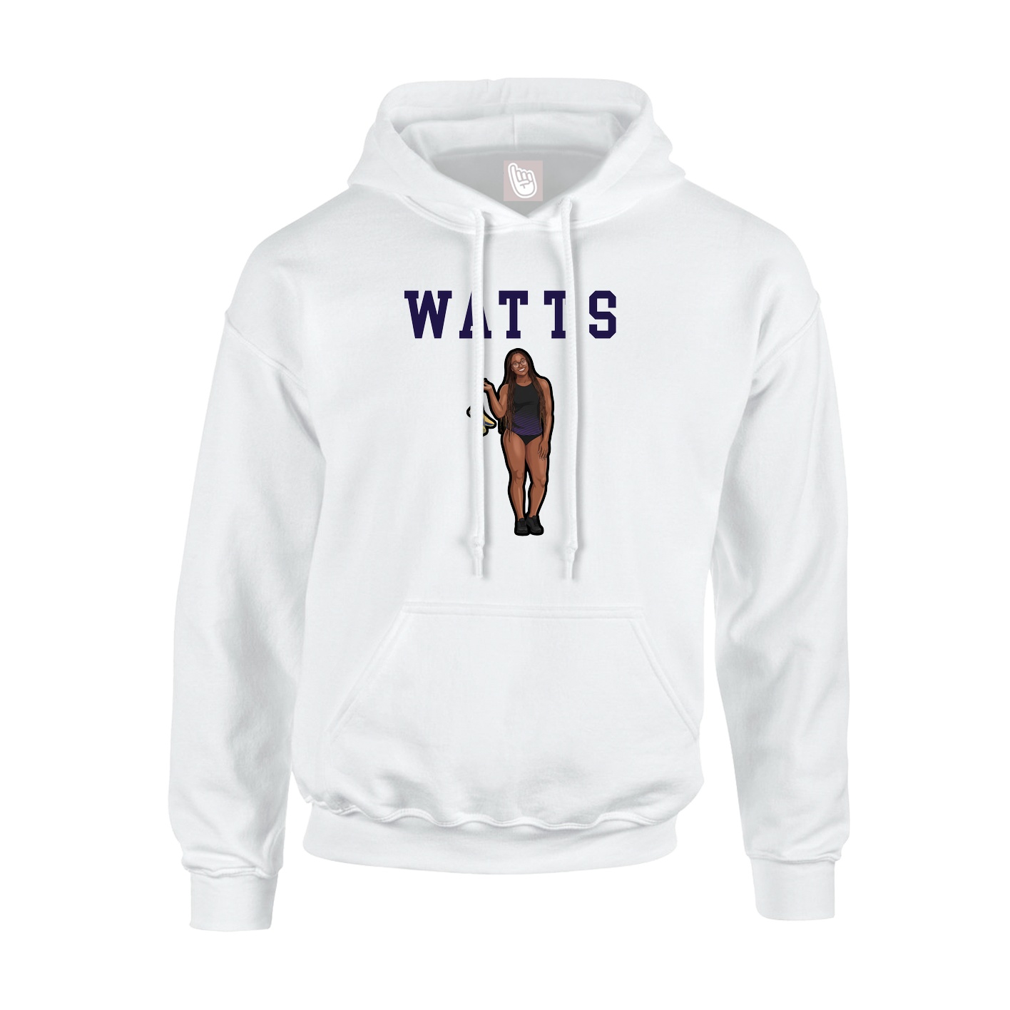 Hoodie — Shirsey in White