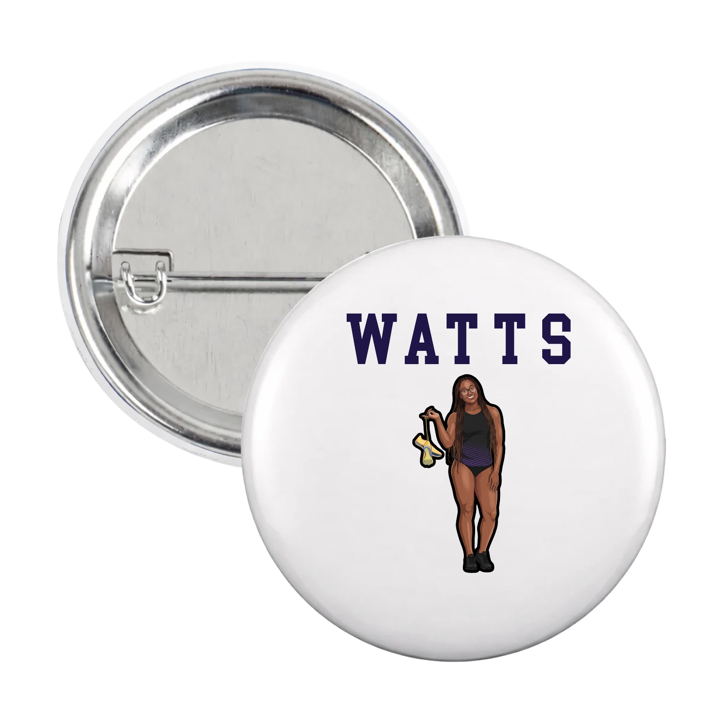 Game Day Button — Shirsey in White