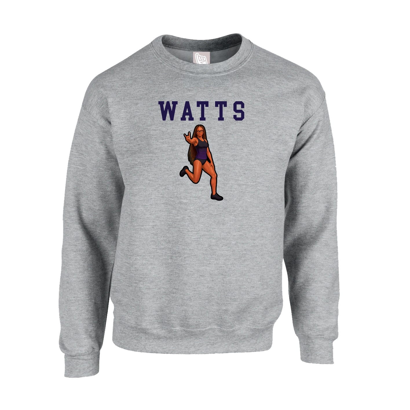 Fleece Crew — Shirsey in Grey