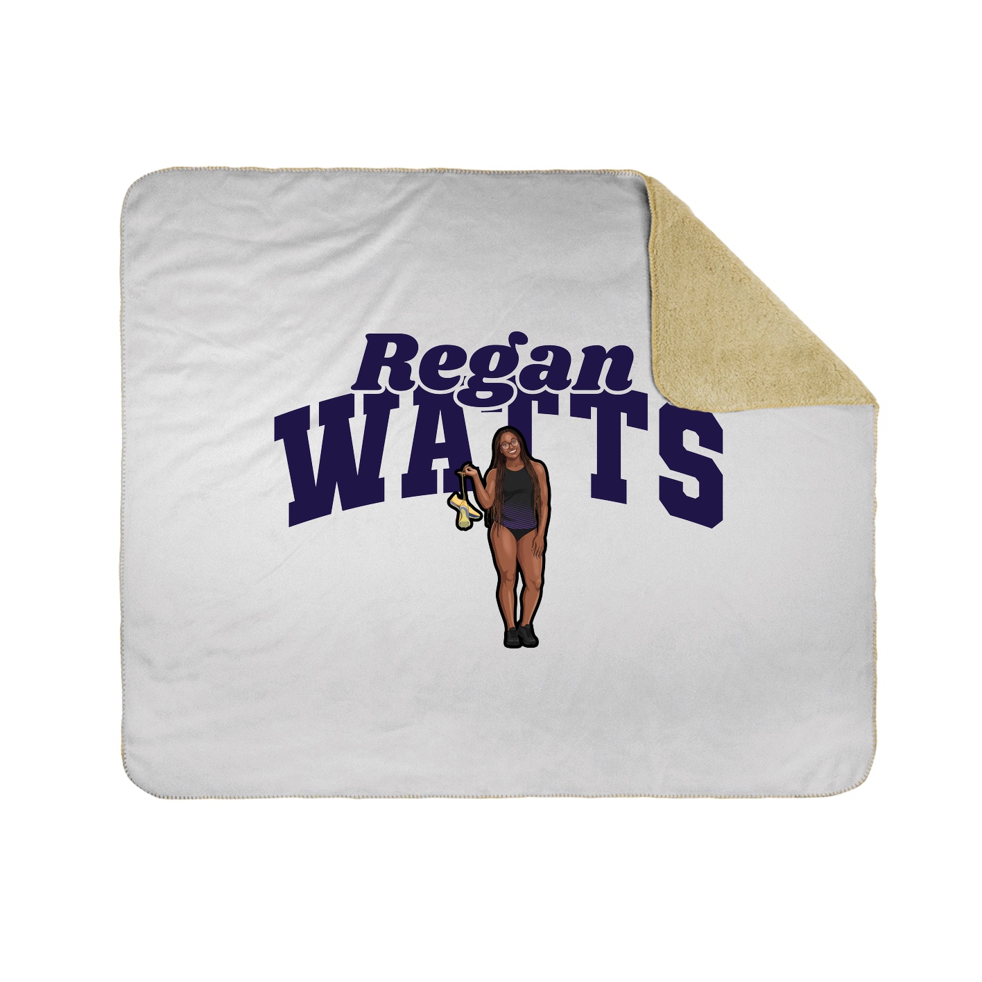 Throw Blanket — Signature Arch in White