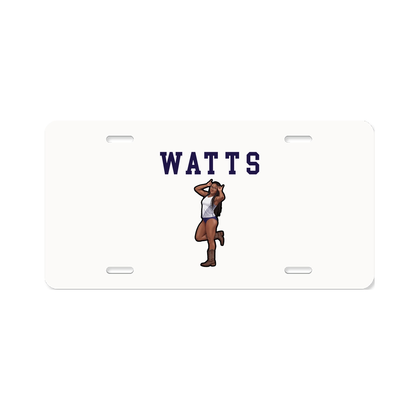 License Plate — Shirsey in Classic